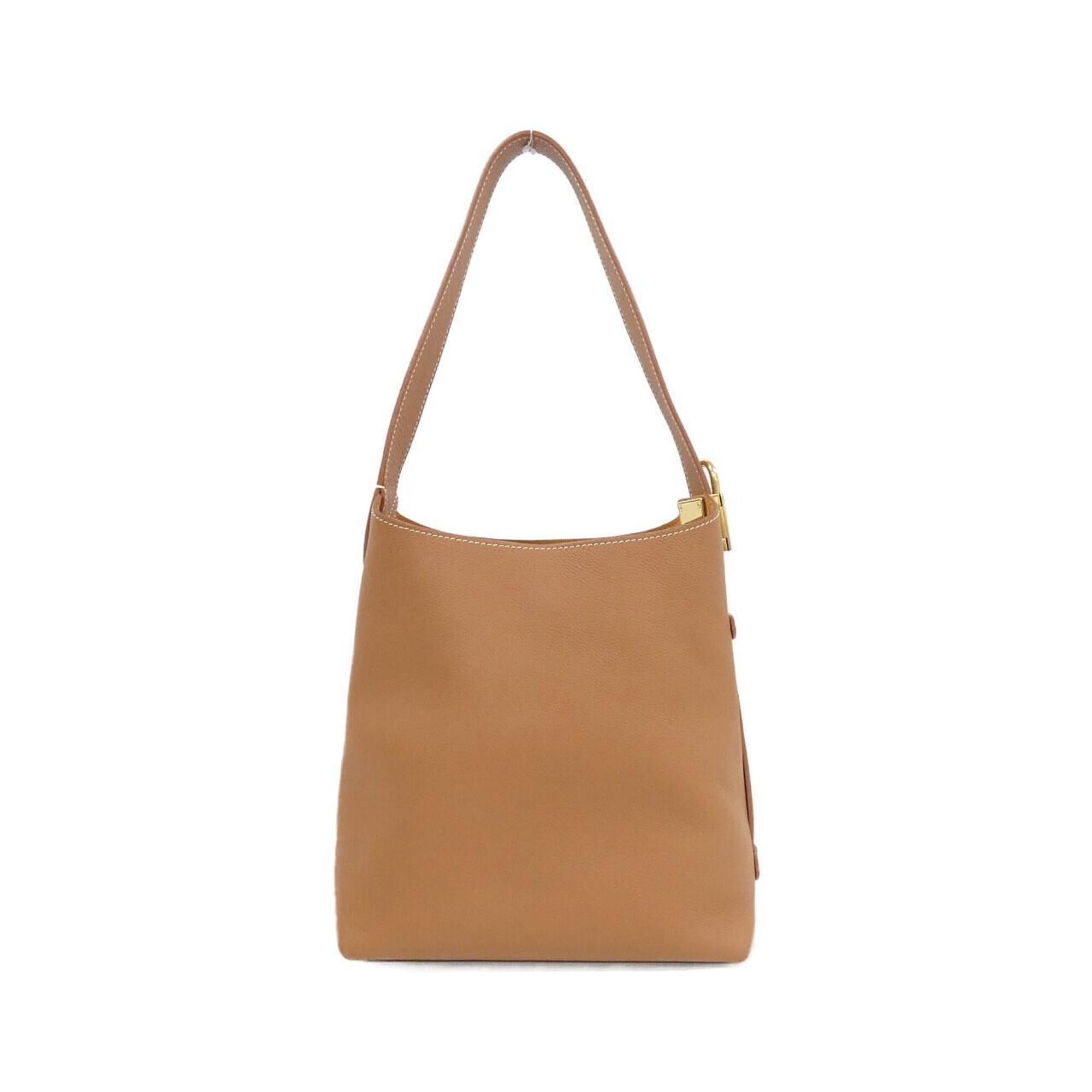 Louis Vuitton Brown Cognac Leather Shoulder Bag (Pre-Owned)