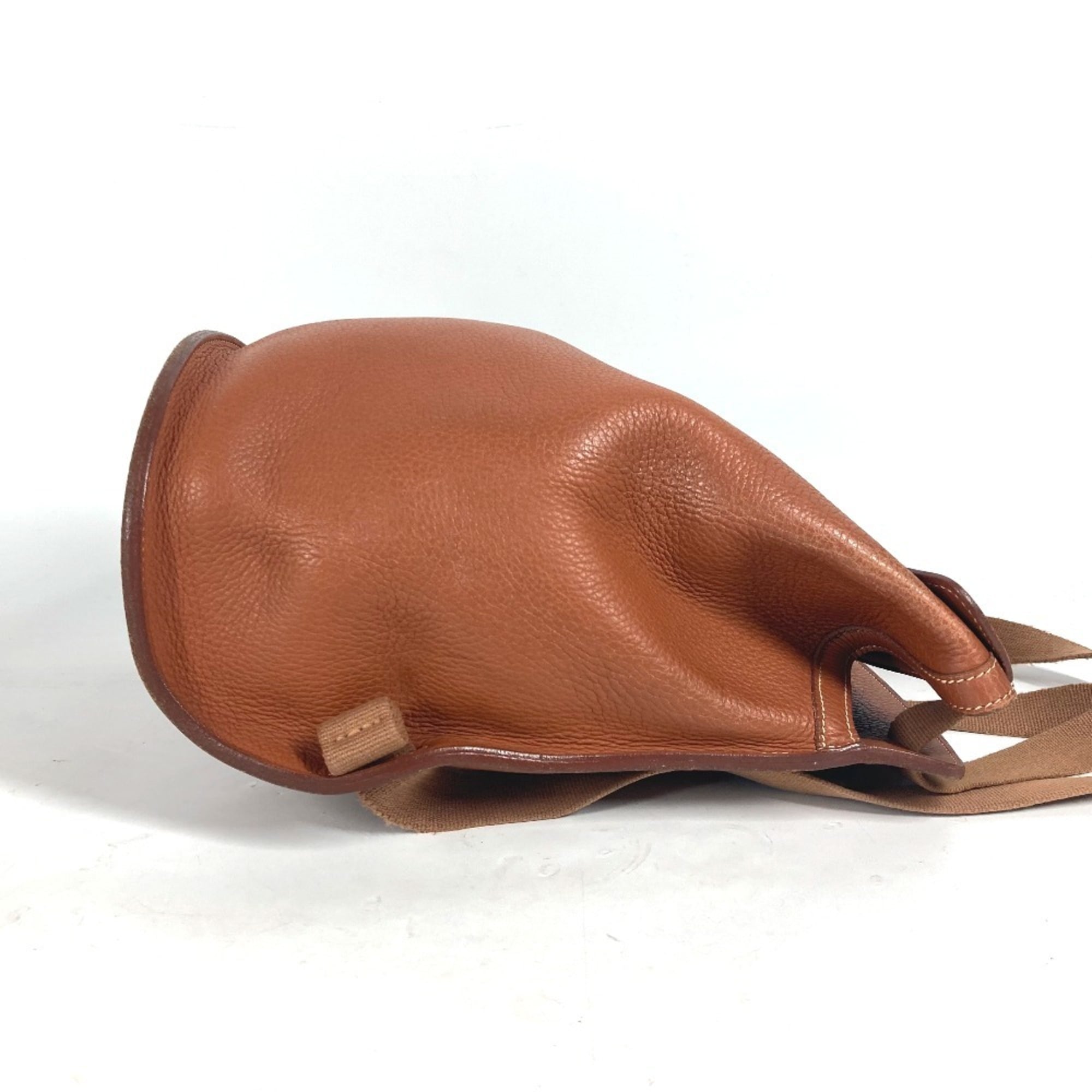 Hermes Brown Leather Backpack (Pre-Owned)