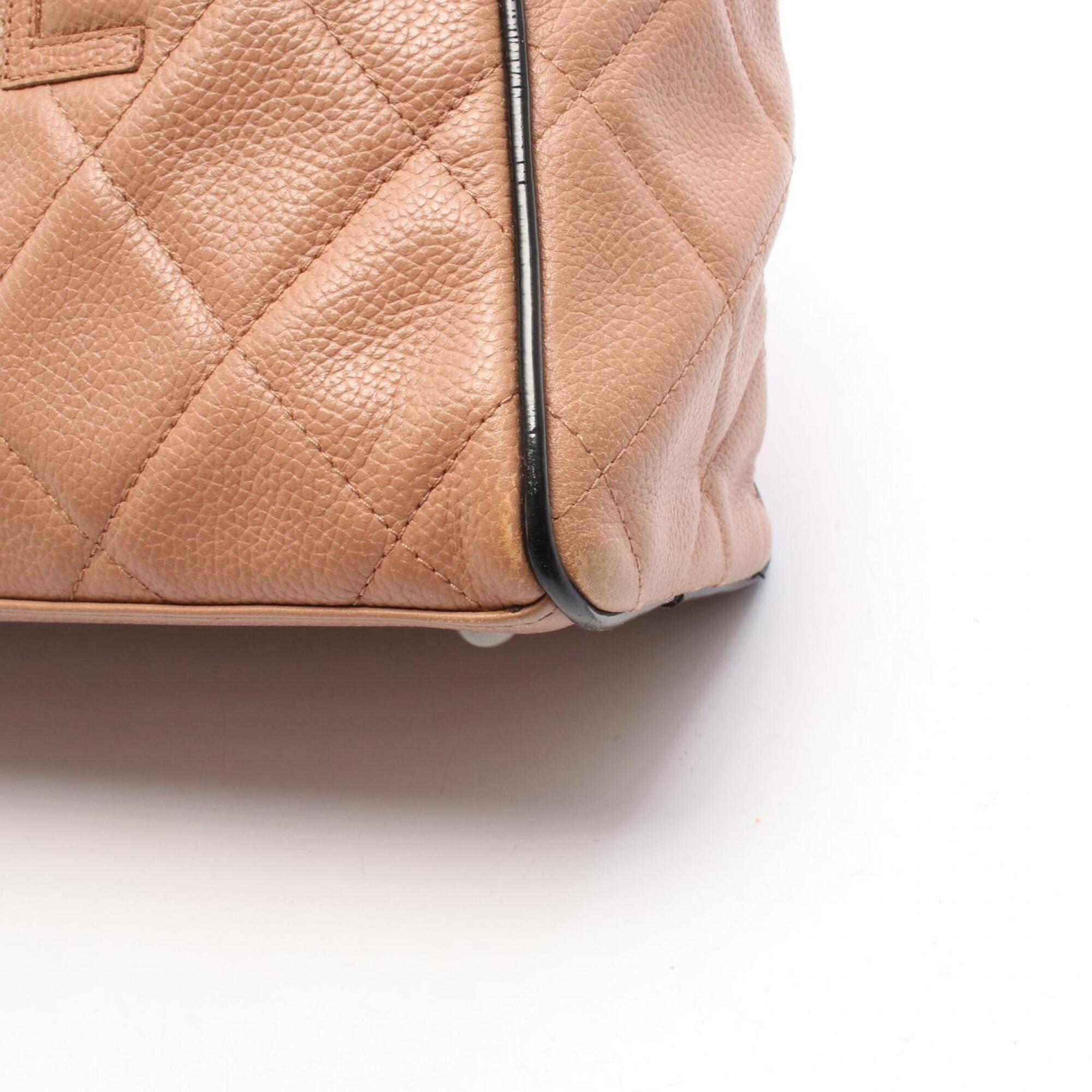 Chanel Black Pink Grained Calfskin Handbag Tote Bag (Pre-Owned)