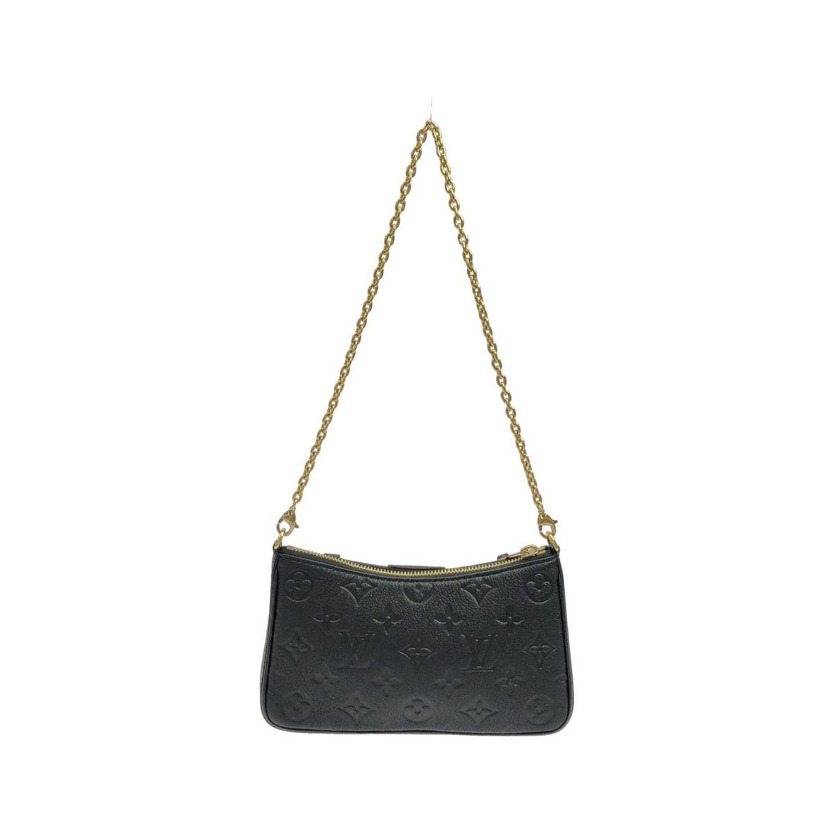Louis Vuitton Black Leather Handbag Pouch (Pre-Owned)
