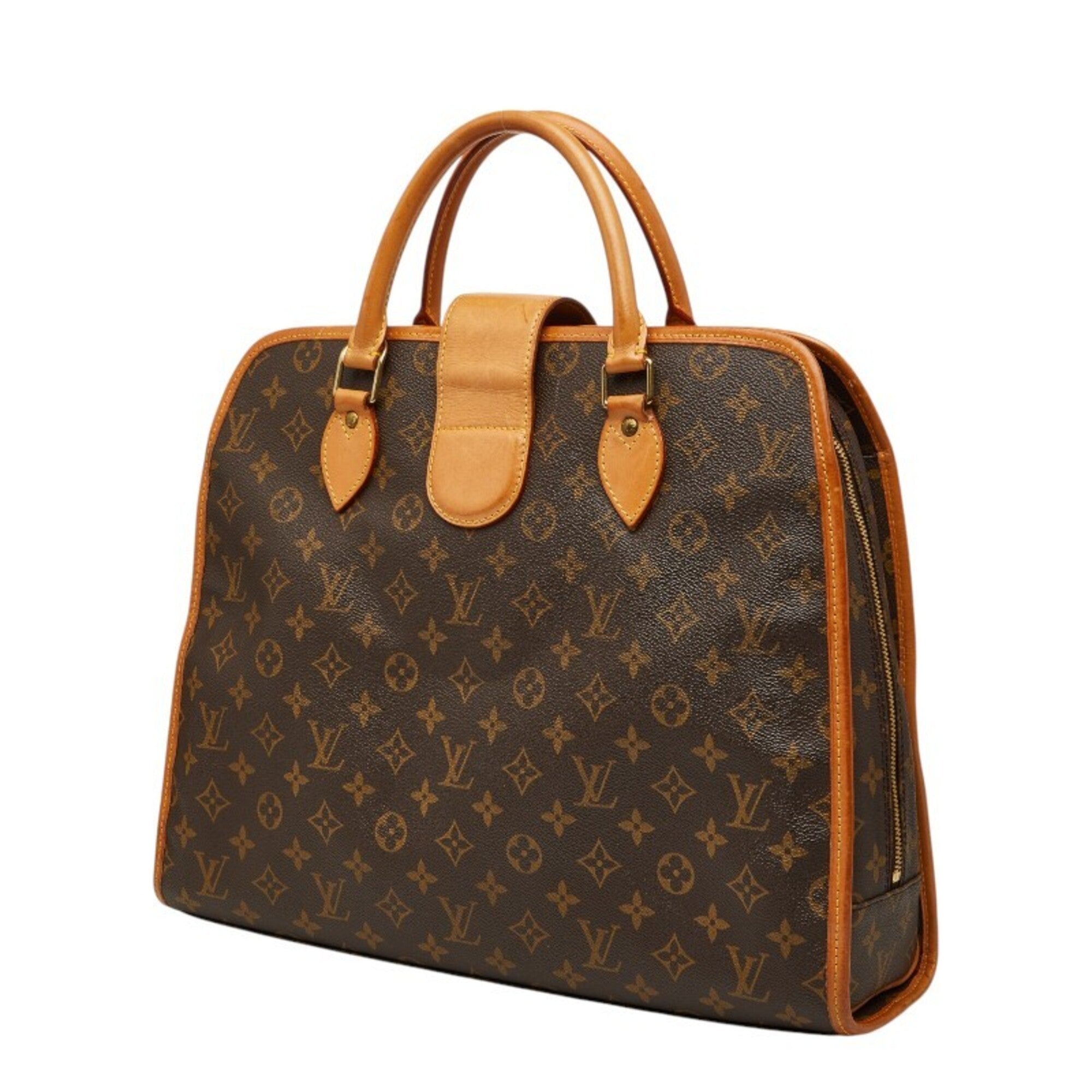 Louis Vuitton Brown Monogram Pvc Leather Briefcase (Pre-Owned)