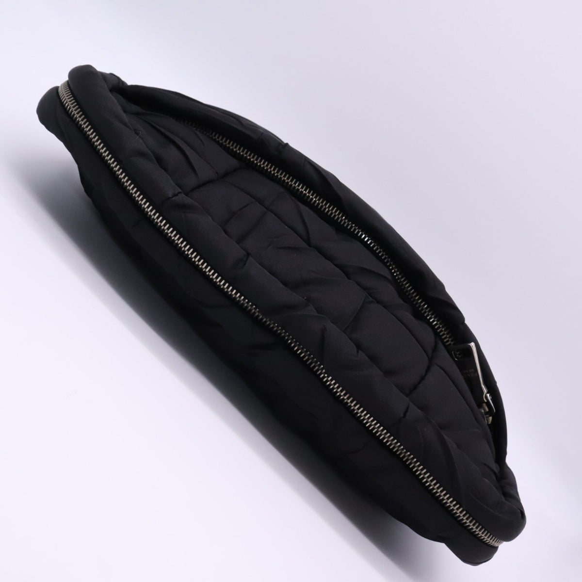Prada Saffiano Black Nero Nylon Saffiano Clutch Bag Shoulder Bag (Pre-Owned)
