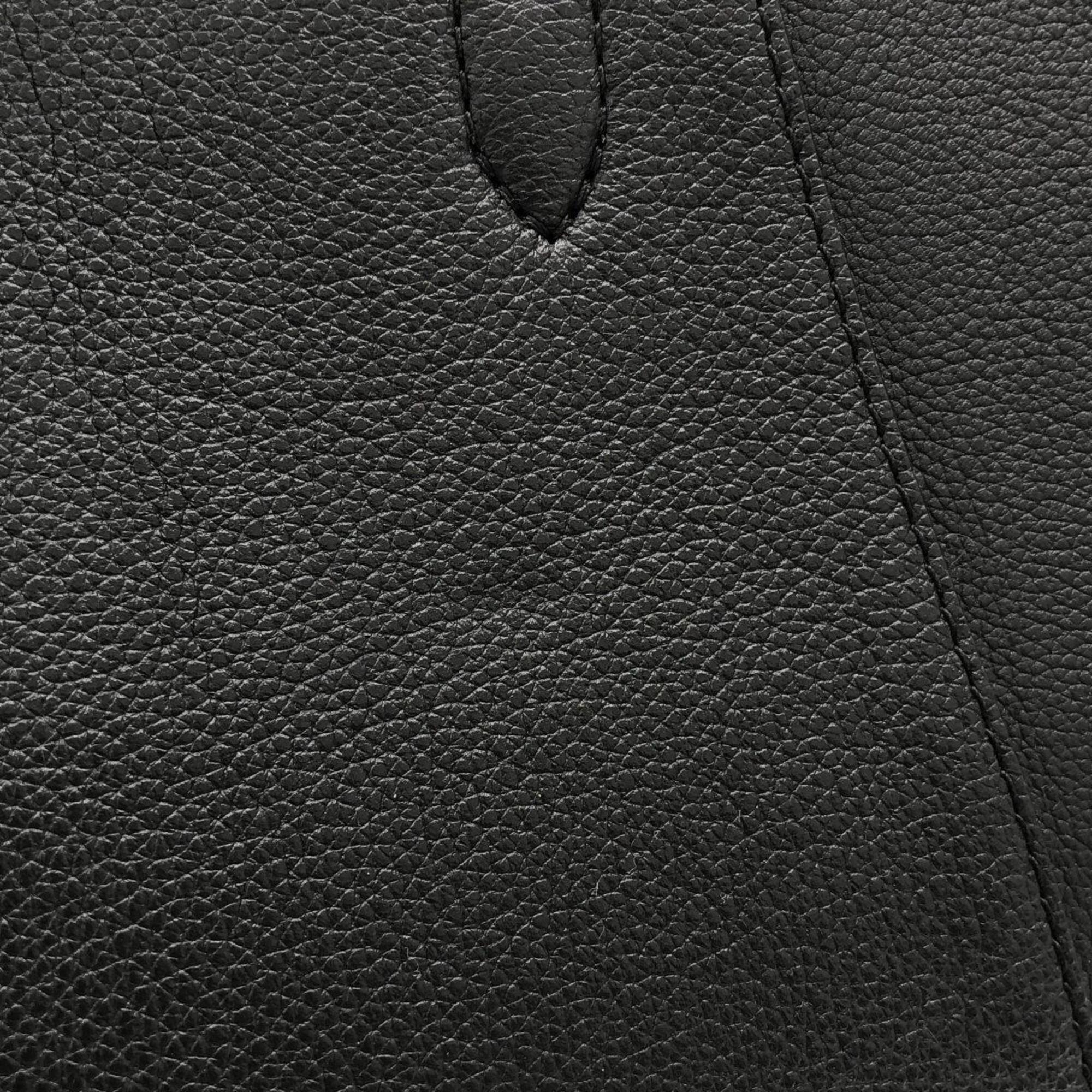 Louis Vuitton Black Leather Handbag (Pre-Owned)