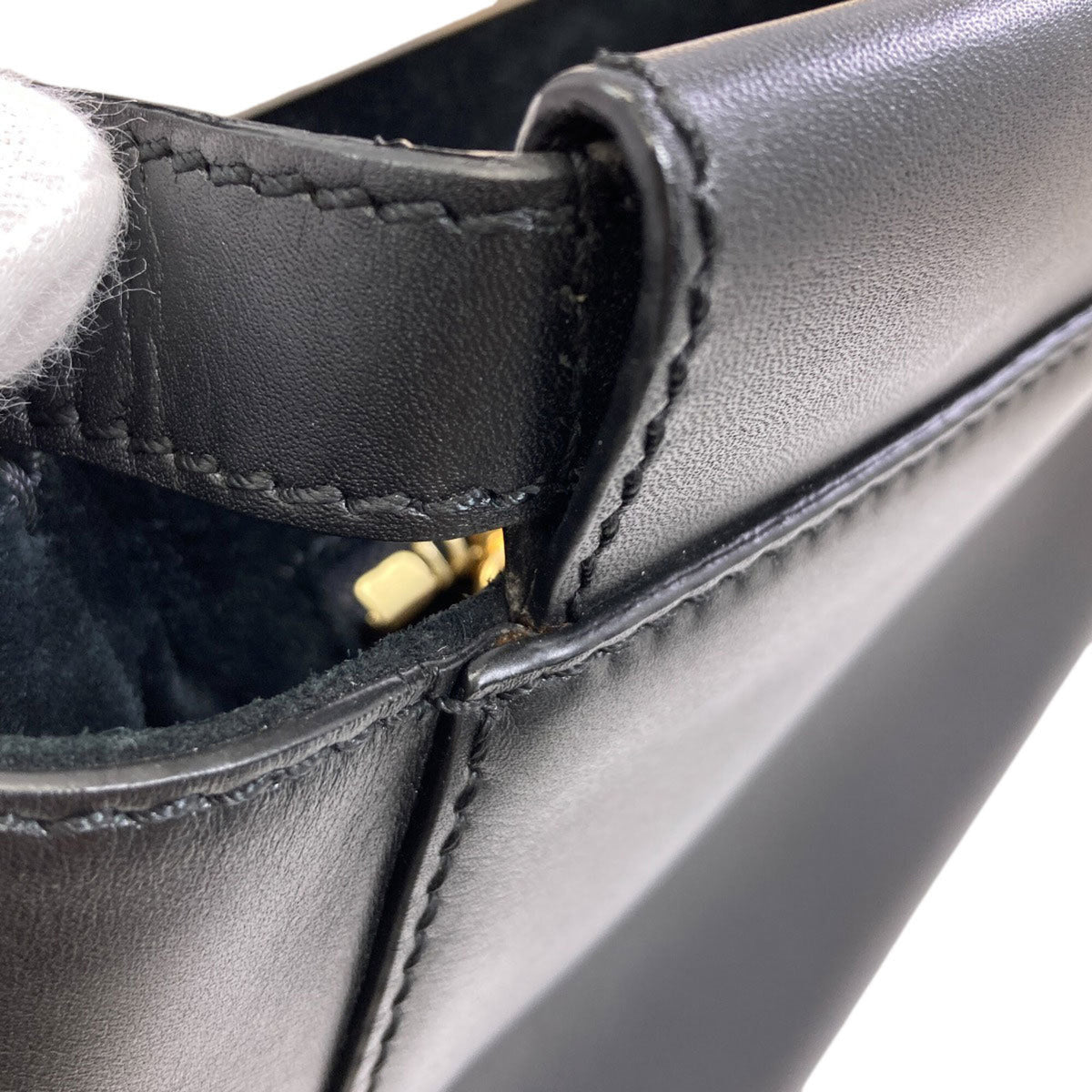 Fendi Black Leather Tote Bag (Pre-Owned)