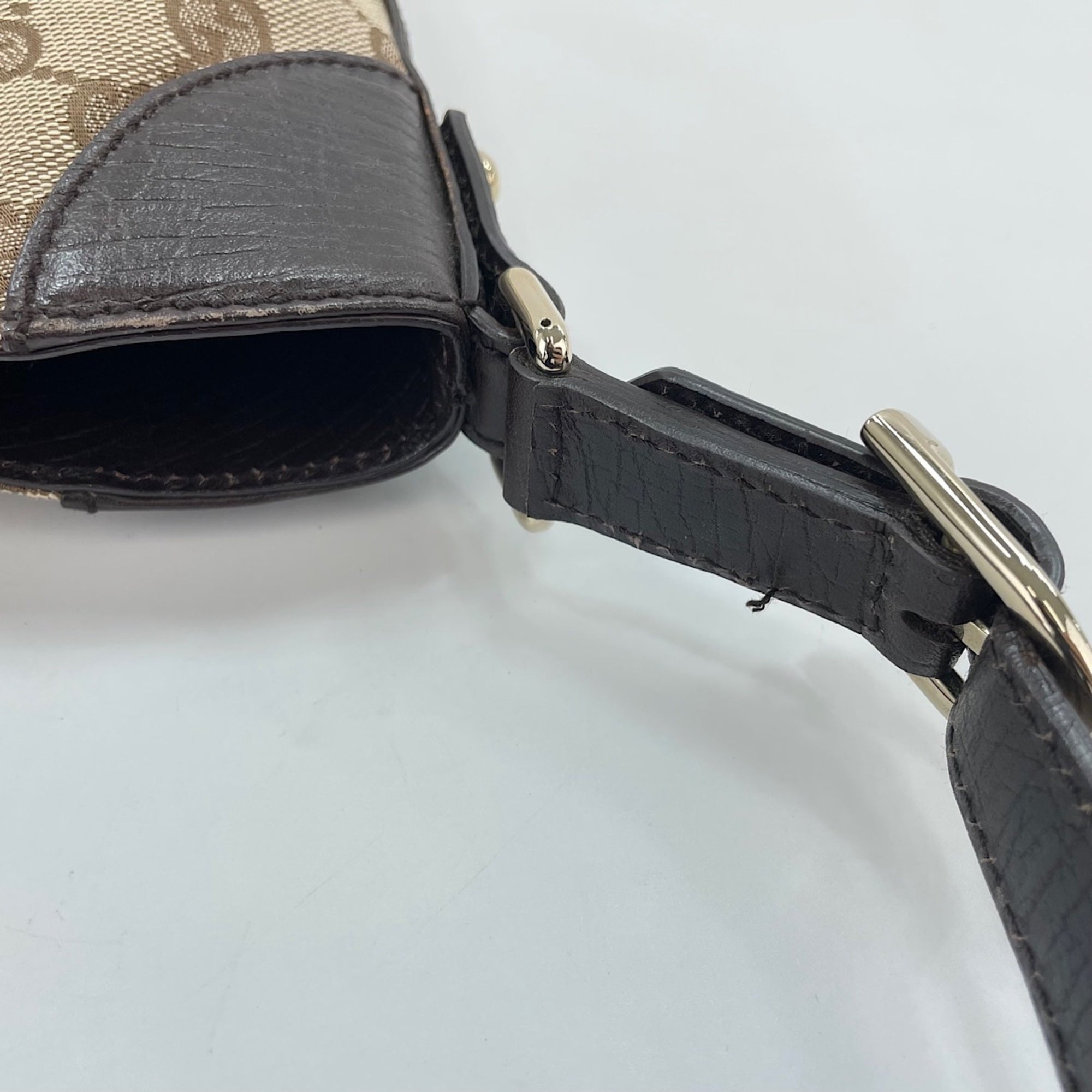Gucci Horsebit Brown Shoulder Bag (Pre-Owned)