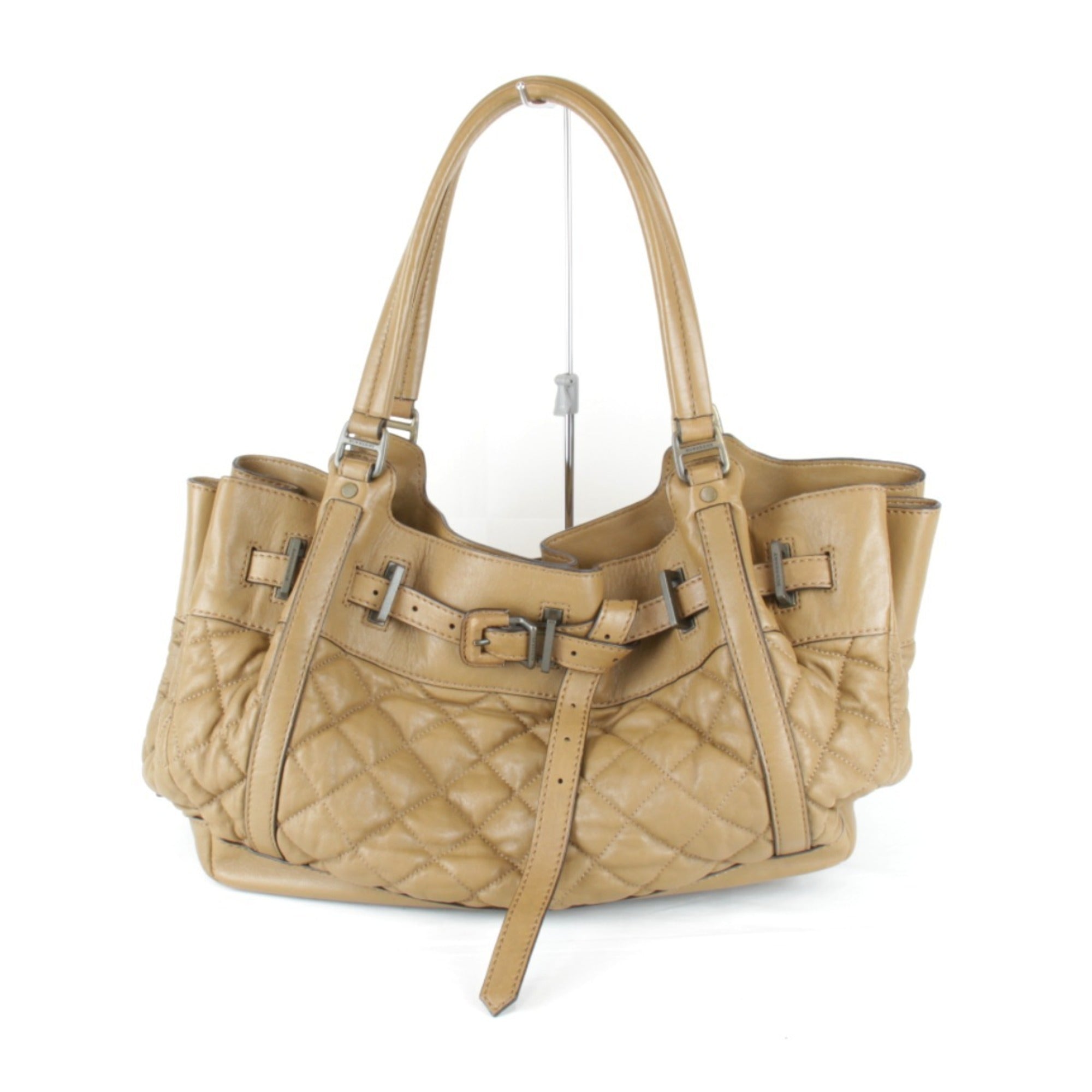 Burberry Brown Leather Tote Bag (Pre-Owned)