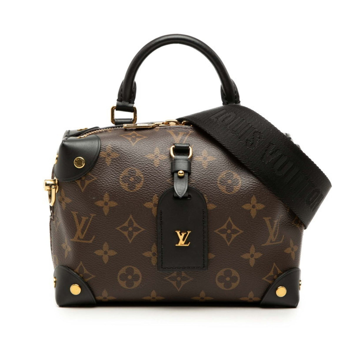 Louis Vuitton Brown Pvc Leather Handbag Shoulder Bag (Pre-Owned)