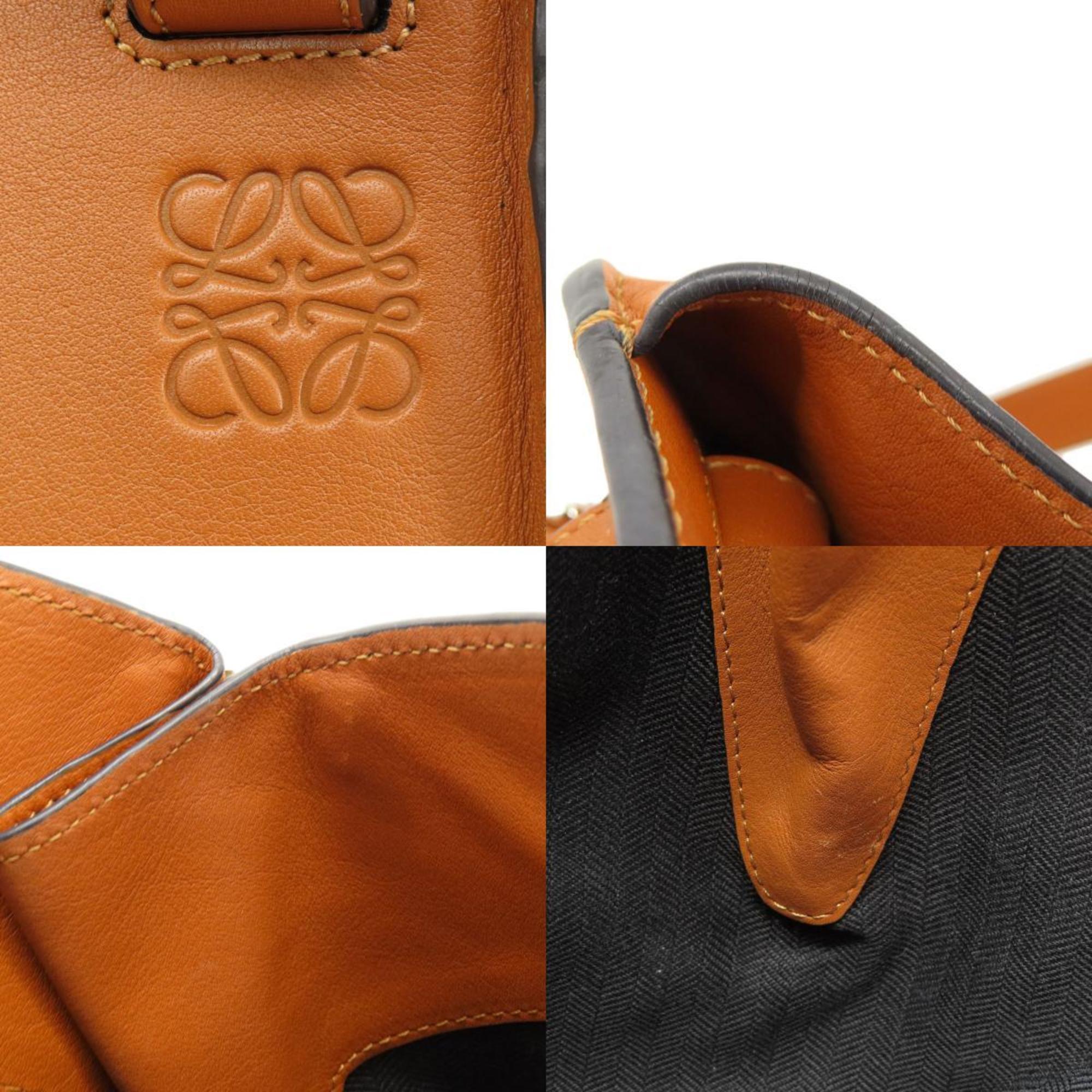 Loewe Hammock Brown Leather Handbag (Pre-Owned)
