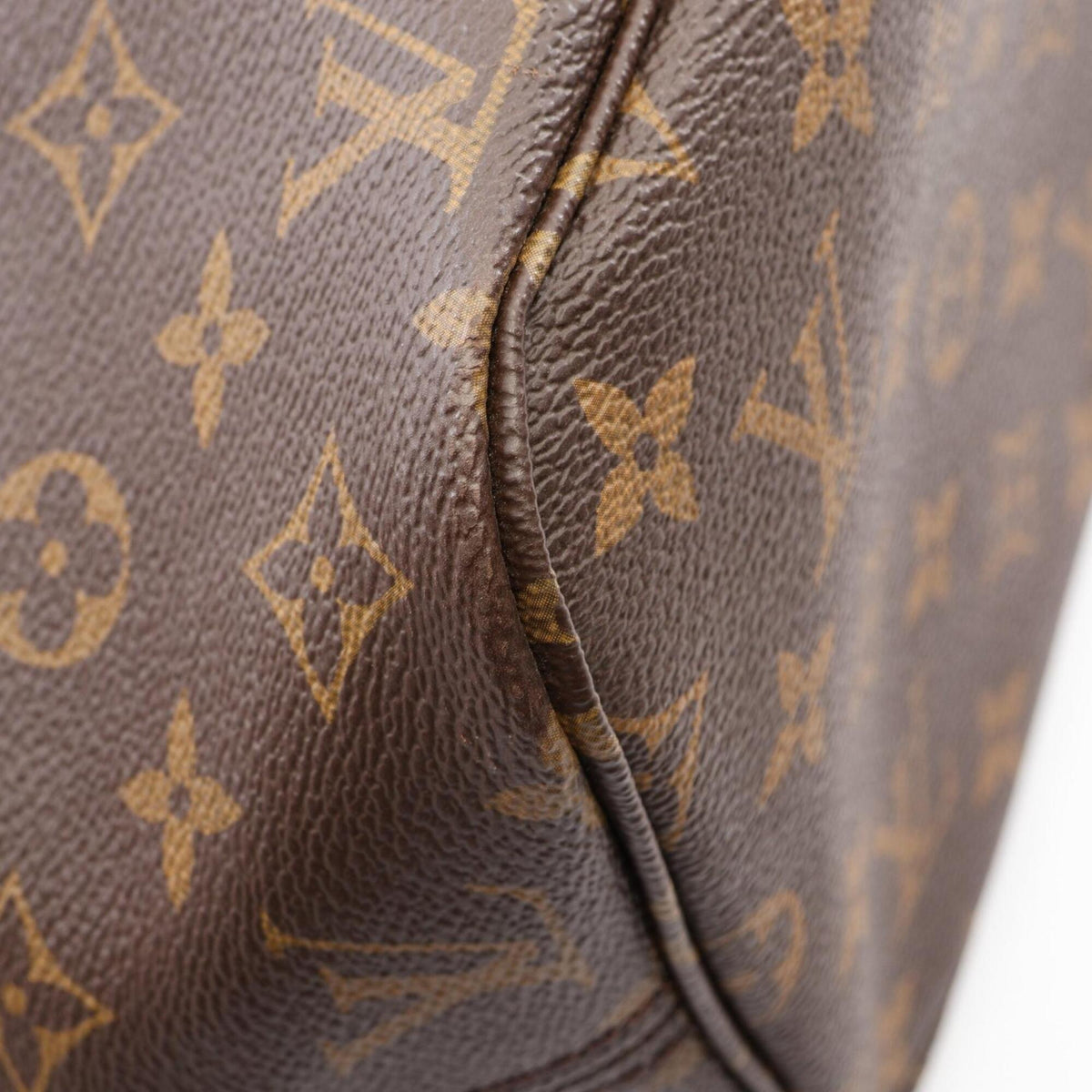 Louis Vuitton Brown Coated Canvas Pvc Monogram Leather Handbag Tote Bag (Pre-Owned)