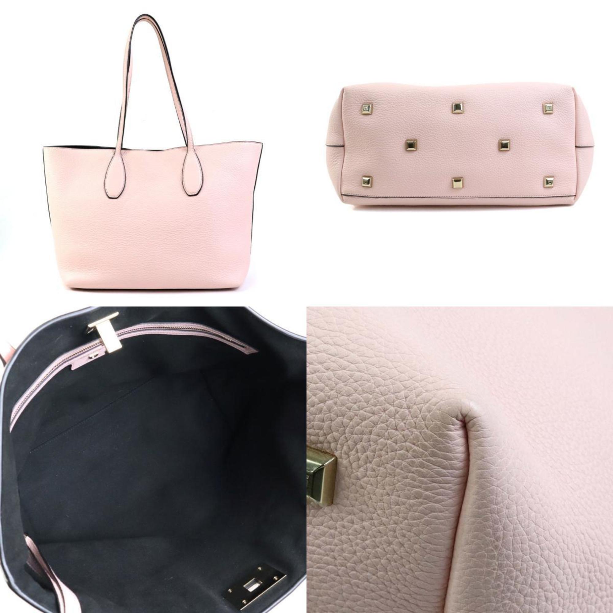 Salvatore Ferragamo Pink Leather Shoulder Bag (Pre-Owned)