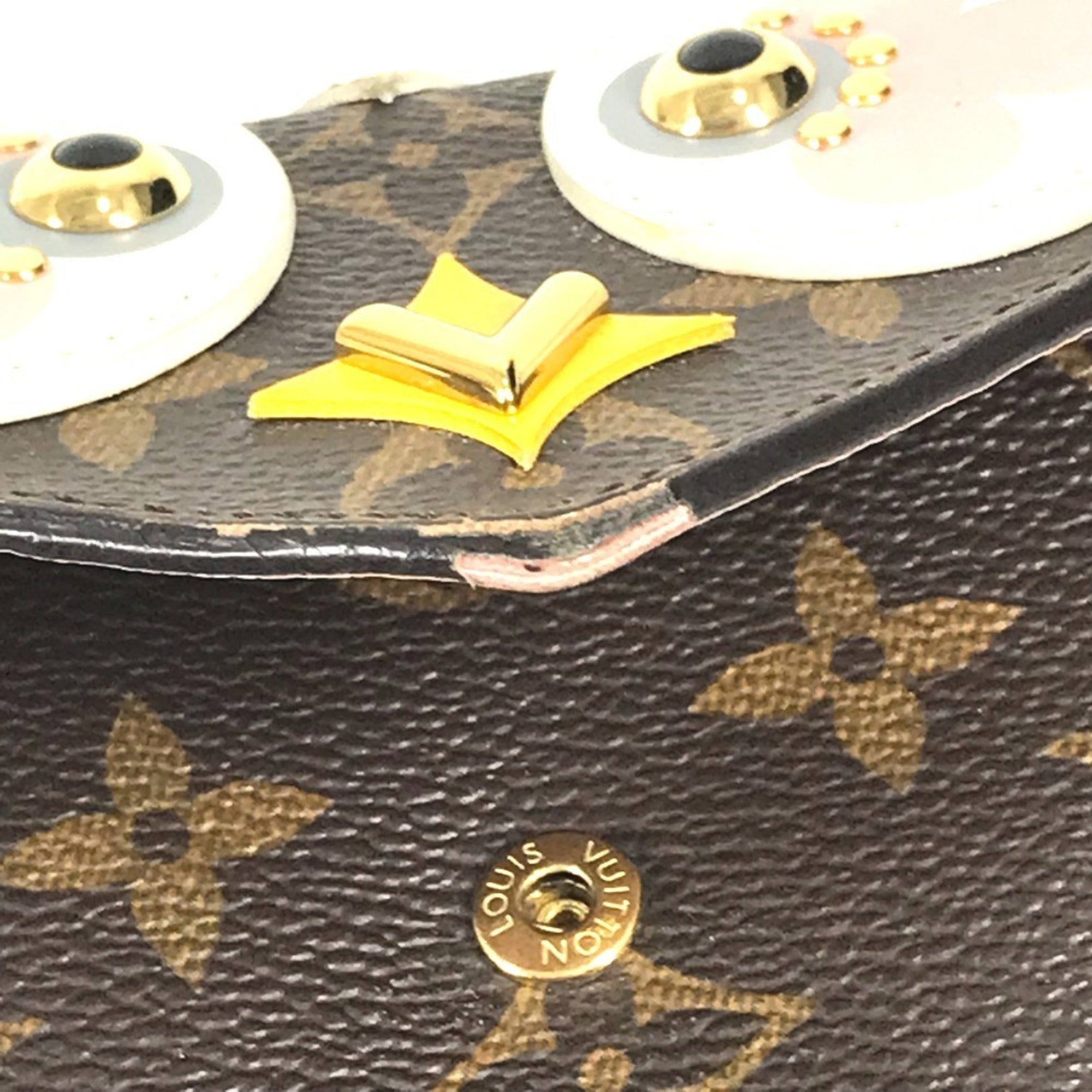Louis Vuitton Brown Monogram Pink Monogram Wallet (Bi-Fold) (Pre-Owned)