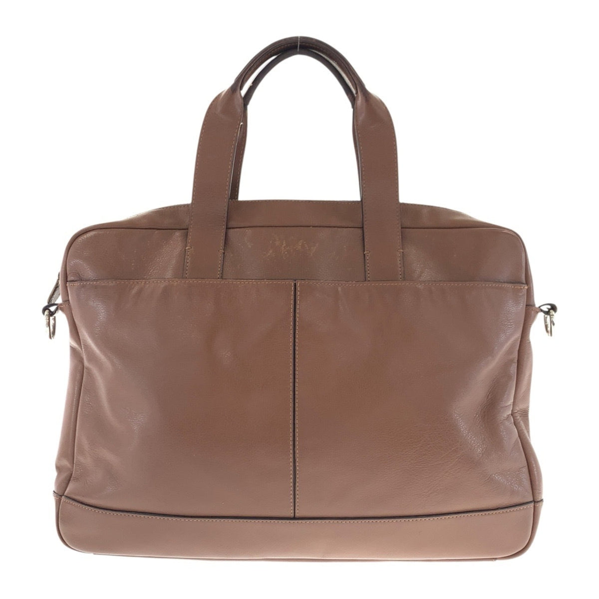 Coach Brown Leather Briefcase (Pre-Owned)
