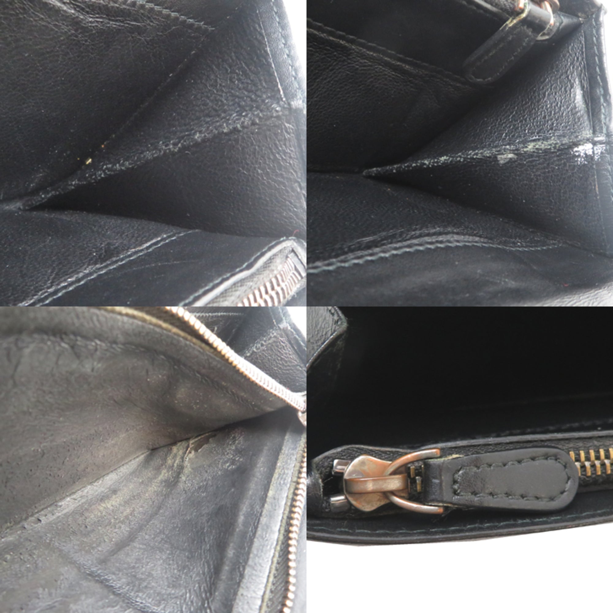 Bottega Veneta Black Leather Wallet (Bi-Fold) (Pre-Owned)