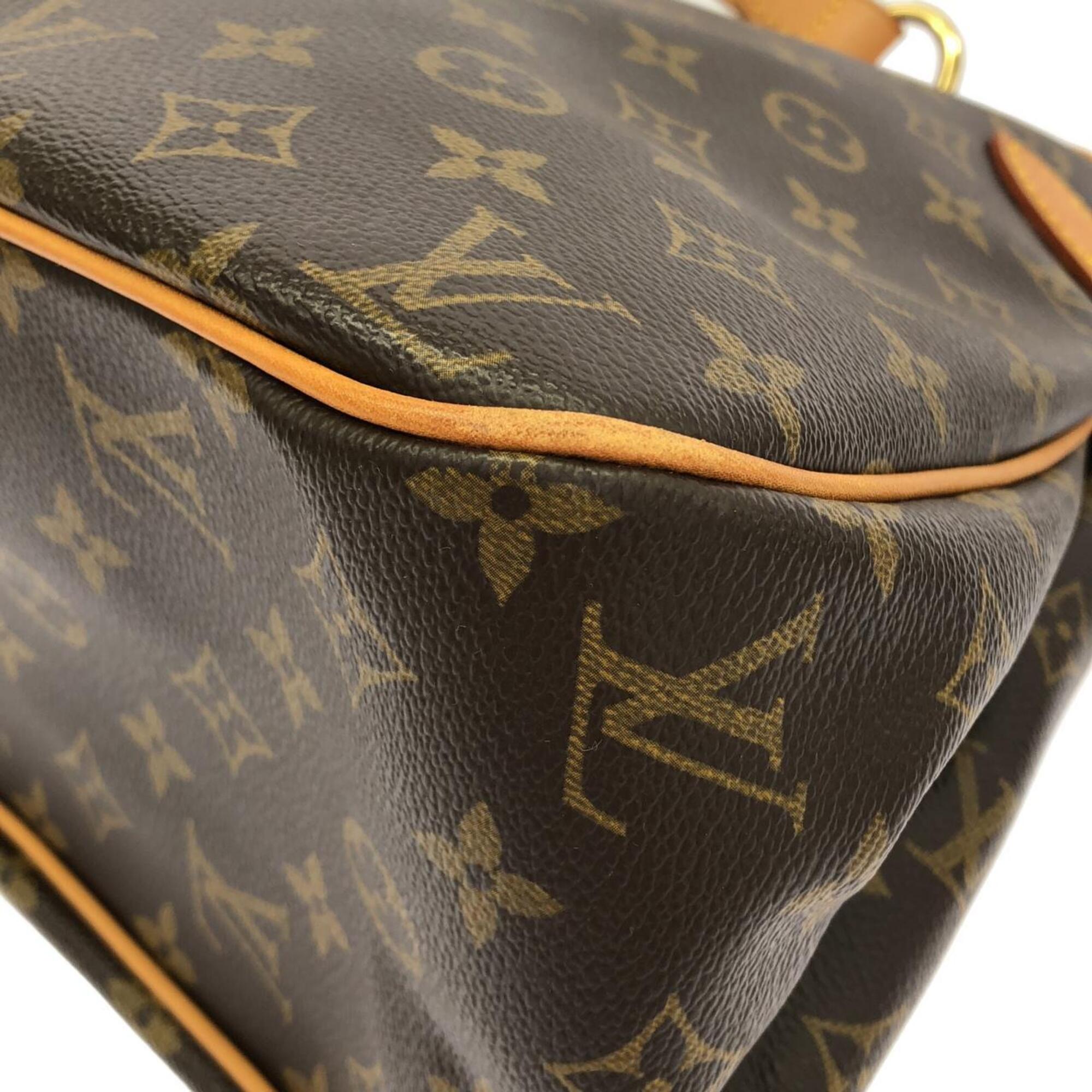 Louis Vuitton Marron Coated Canvas Handbag (Pre-Owned)