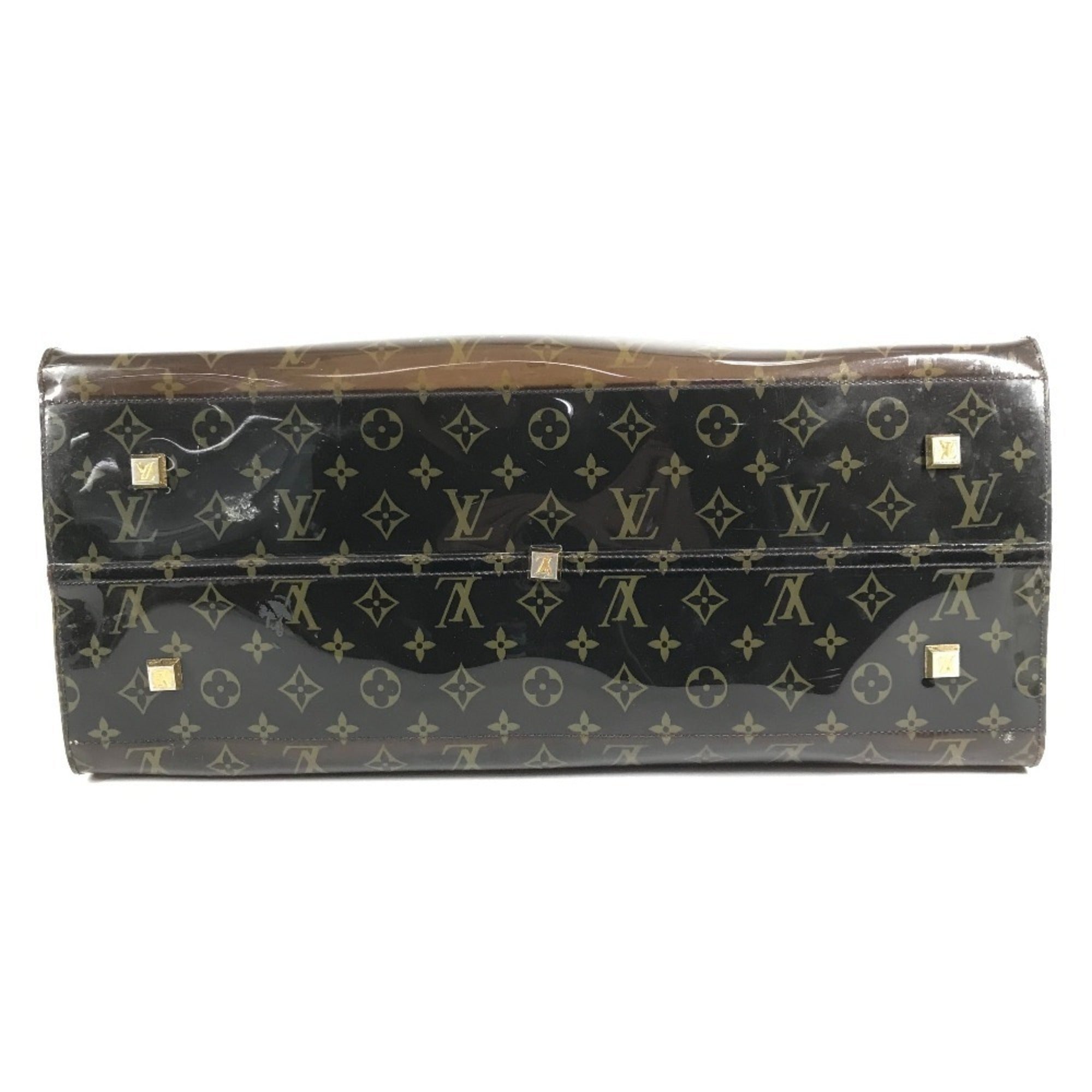 Louis Vuitton Brown Monogram Vinyl Monogram Handbag Pouch Shoulder Bag Tote Bag (Pre-Owned)