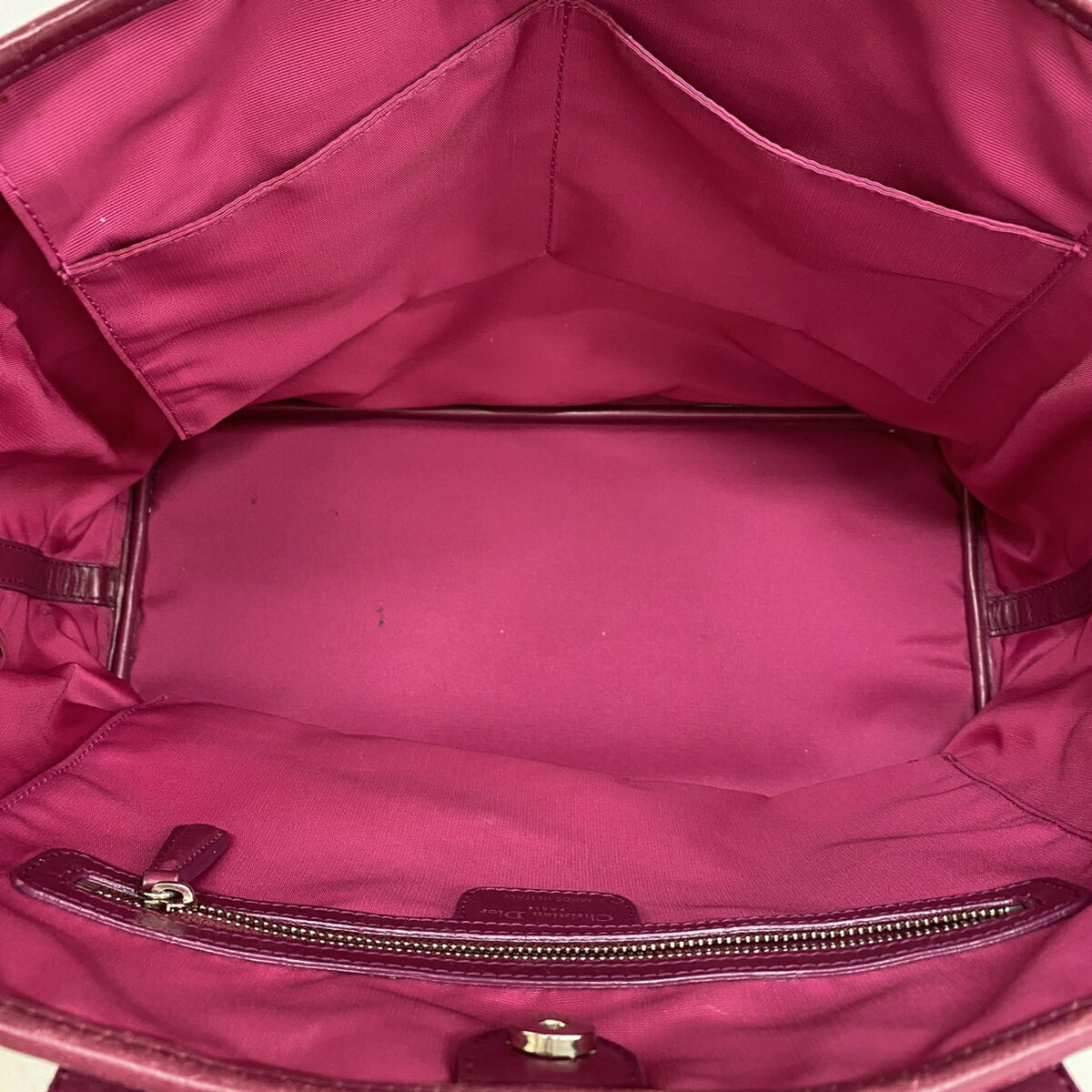 Christian Dior Purple Pvc Tote Bag (Pre-Owned)