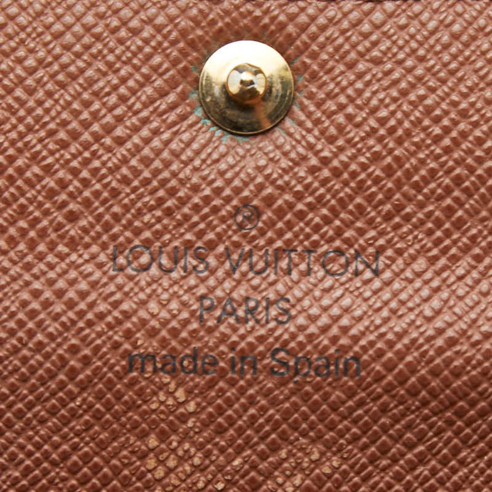 Louis Vuitton Brown Pvc Leather Long Bill Wallet (Bi-Fold) (Pre-Owned)