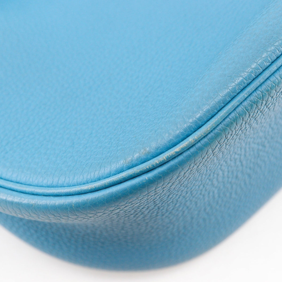 Hermes Blue Jean Togo Leather Shoulder Bag (Pre-Owned)