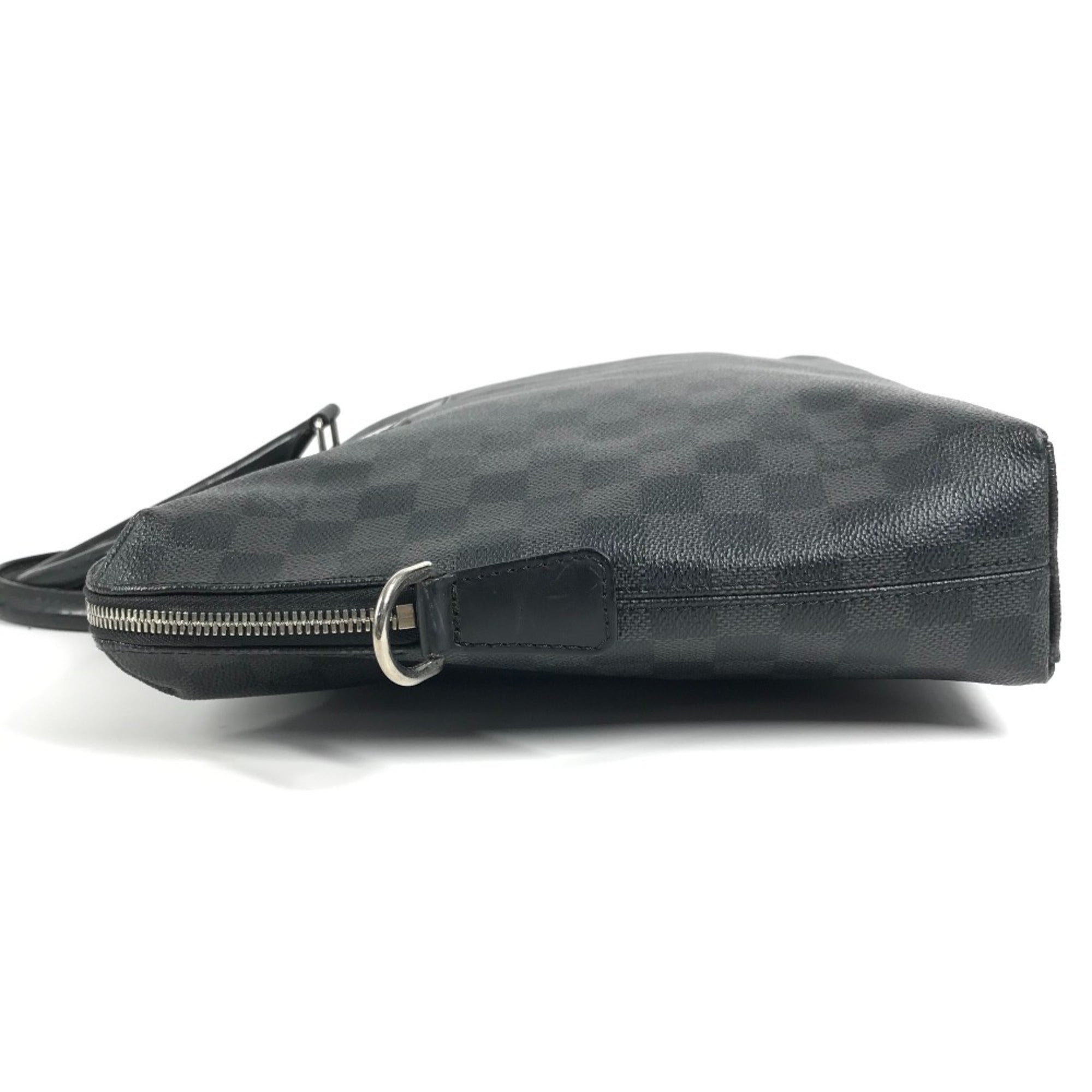 Louis Vuitton Black Damier Graphite Briefcase Handbag (Pre-Owned)