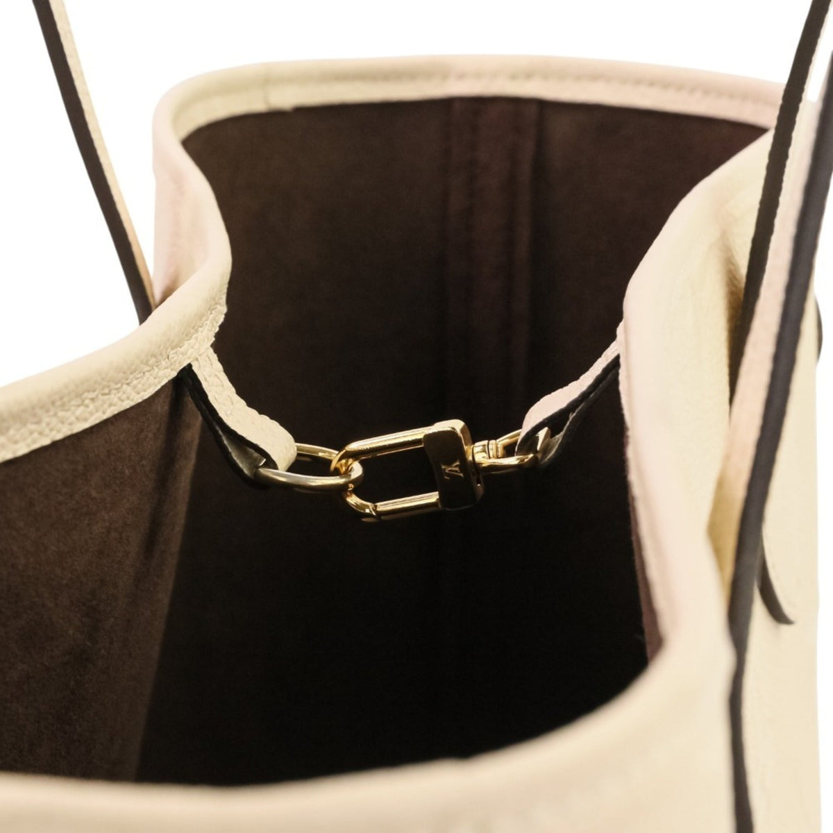 Louis Vuitton Cream Monogram Empreinte Tote Bag (Pre-Owned)