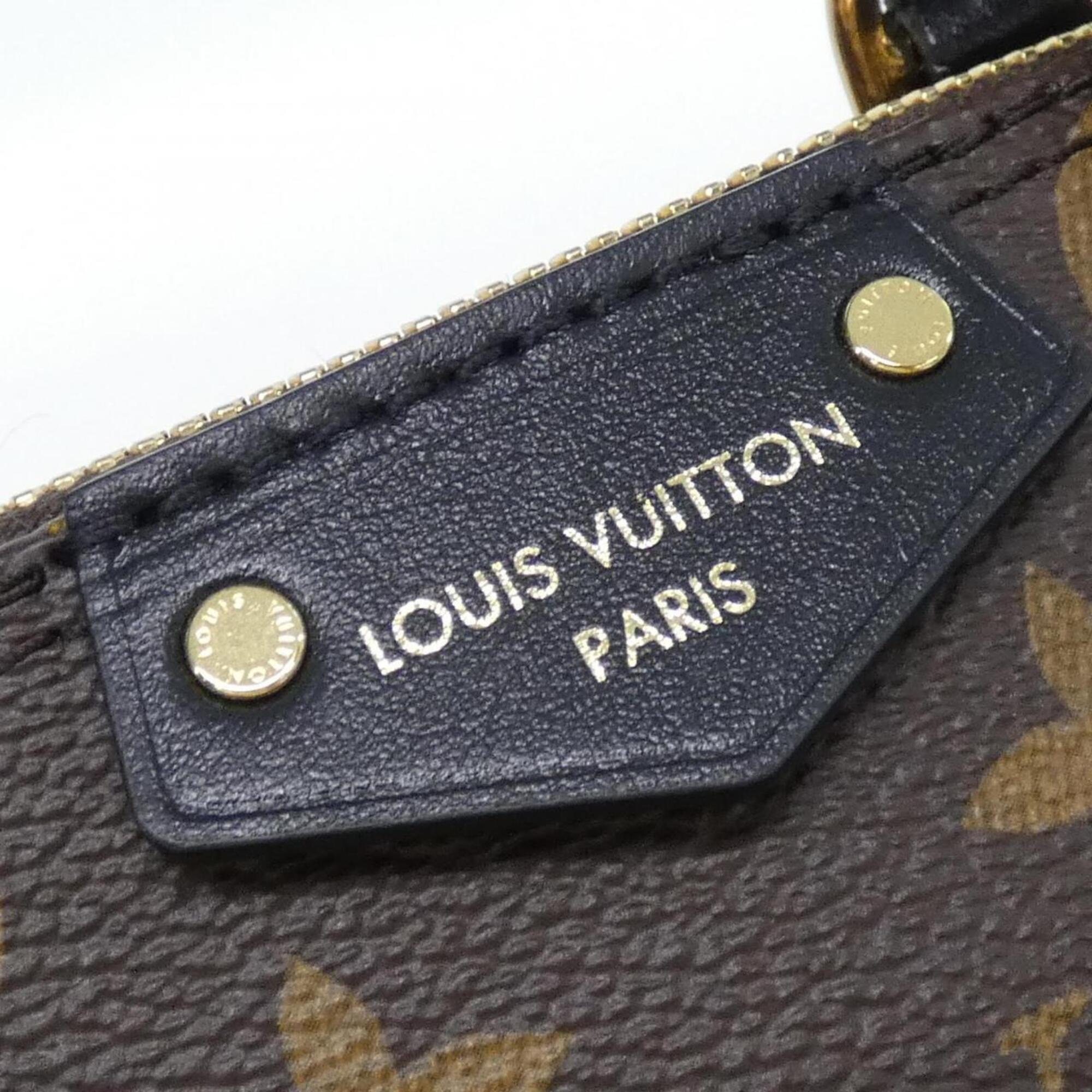 Louis Vuitton Monogram Marron Coated Canvas Handbag (Pre-Owned)