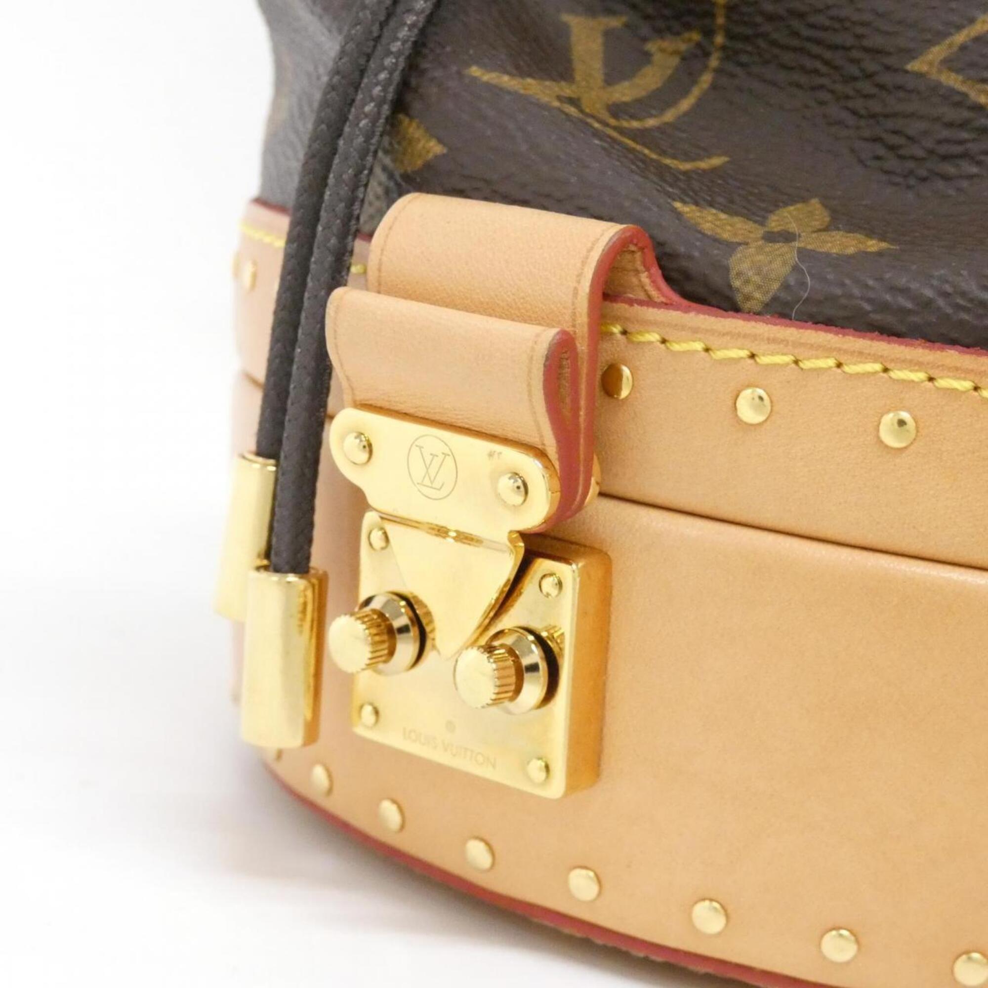Louis Vuitton Marron Coated Canvas Handbag (Pre-Owned)