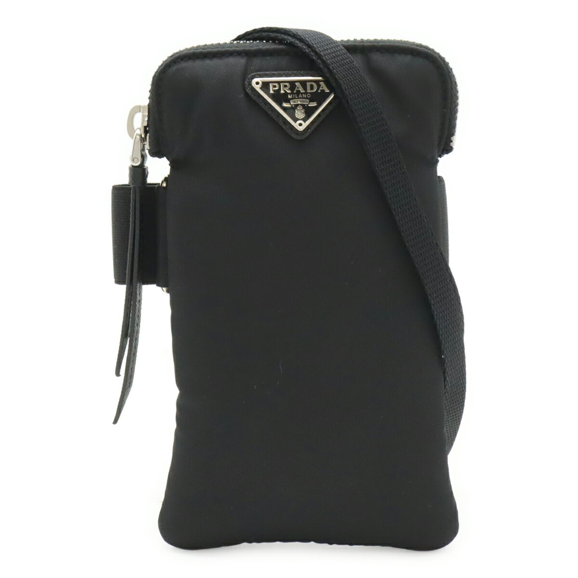 Prada Black Nero Nylon Handbag Pouch Shoulder Bag (Pre-Owned)