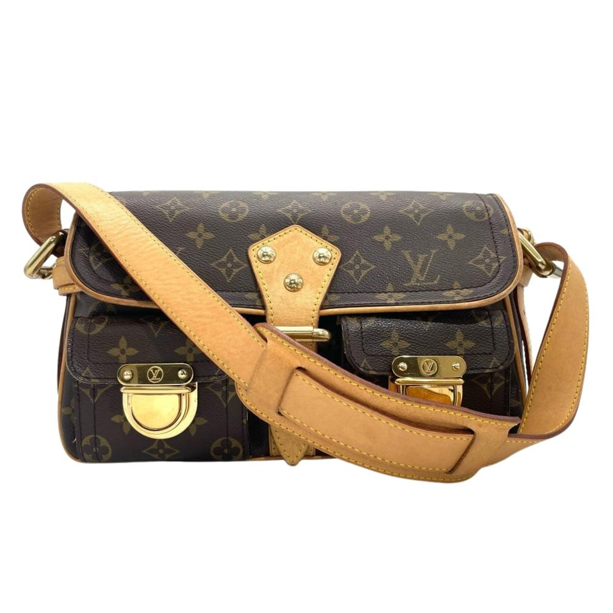 Louis Vuitton Brown Monogram Shoulder Bag (Pre-Owned)