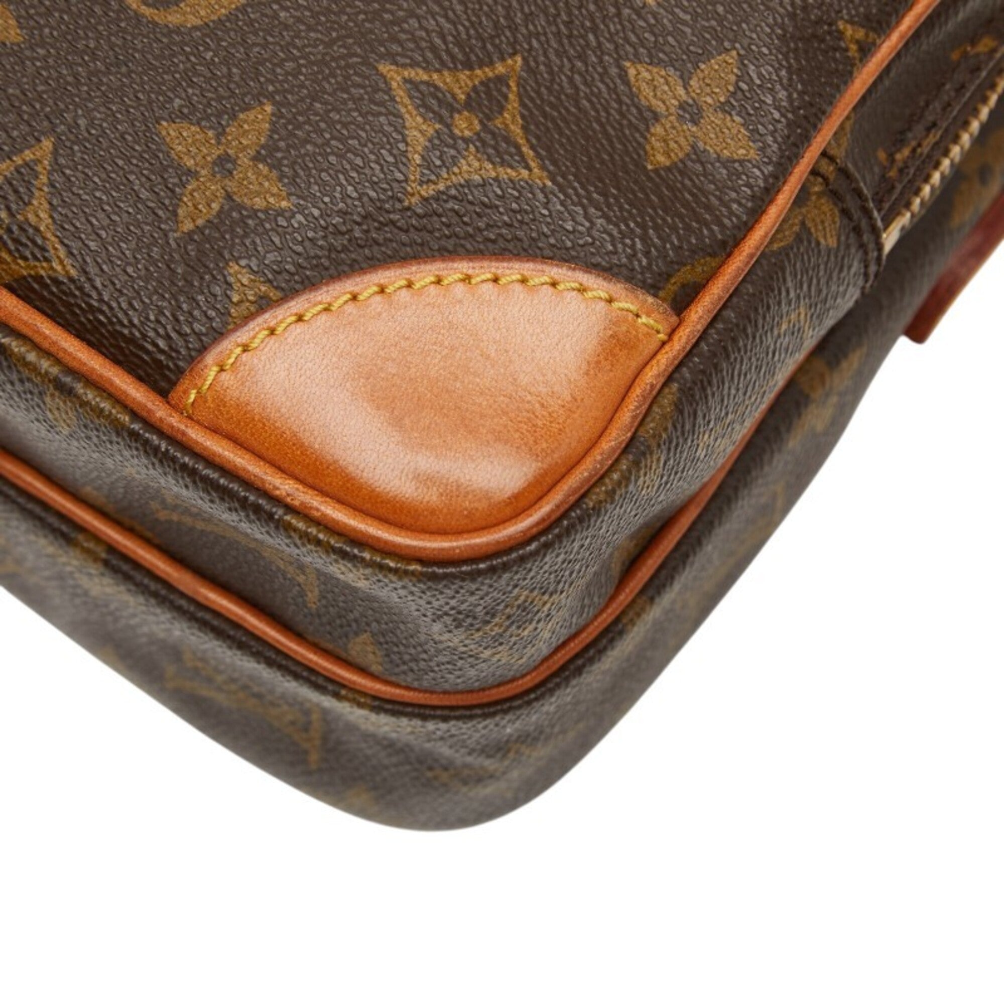 Louis Vuitton Brown Pvc Leather Shoulder Bag (Pre-Owned)