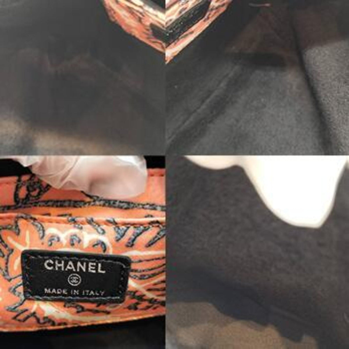 Chanel Cotton Canvas Pouch (Pre-Owned)