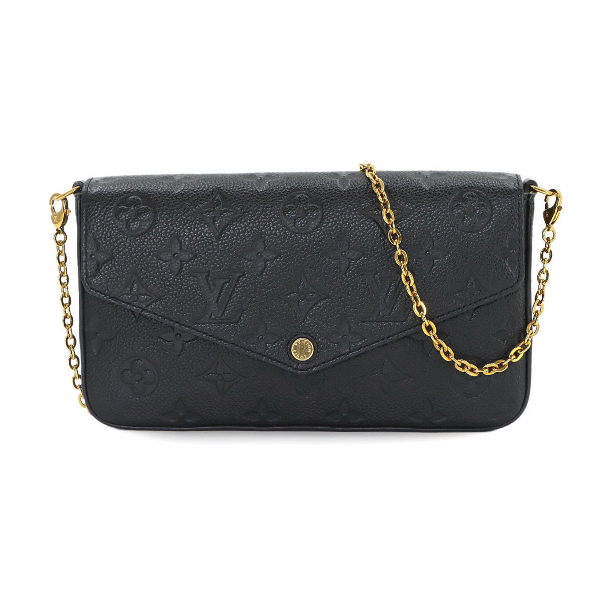 Louis Vuitton Noir Monogram Empreinte Pochette (Pre-Owned)
