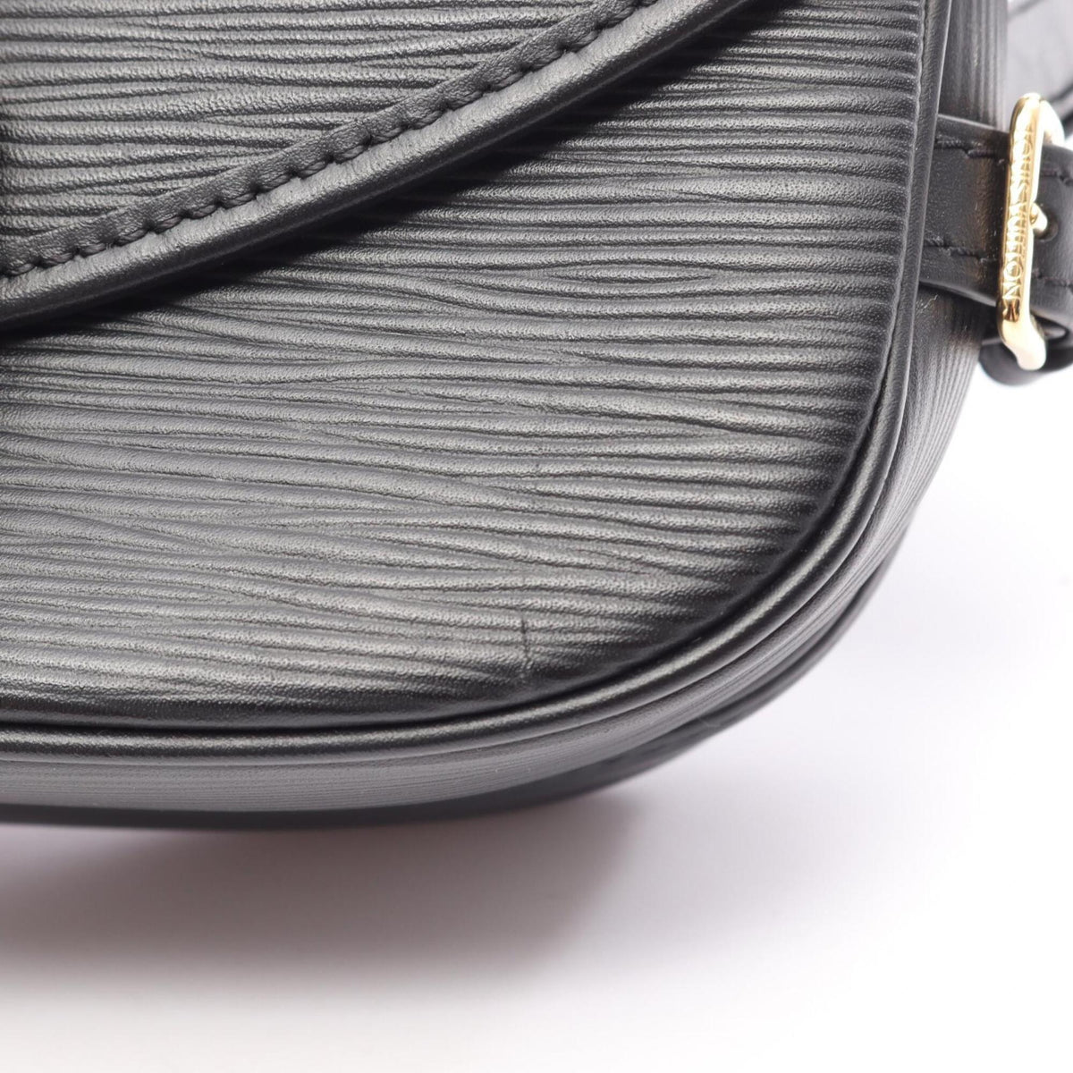 Louis Vuitton Black Leather Handbag (Pre-Owned)
