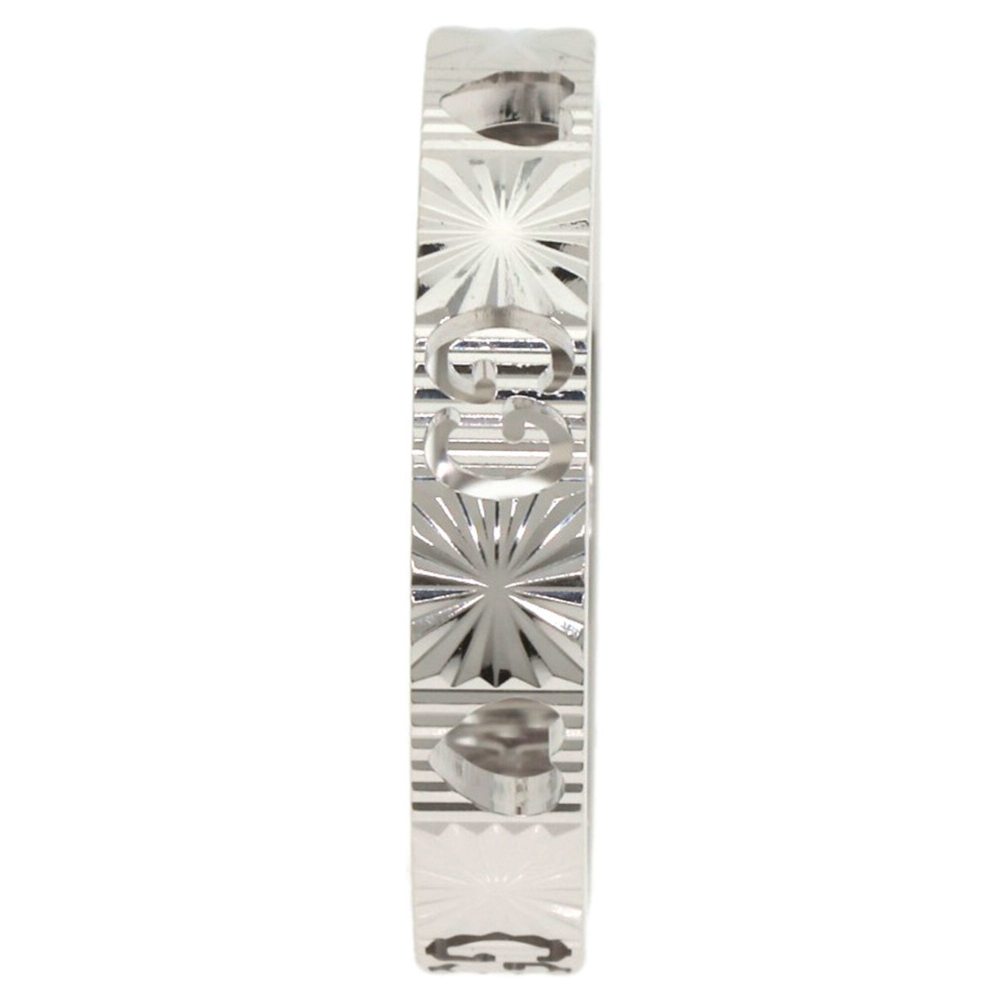Gucci Icon White Gold (18K) Band Ring (Pre-Owned)