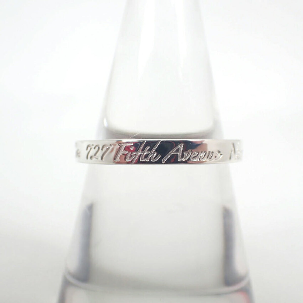 Tiffany Sterling Silver 925 Band Ring (Pre-Owned)