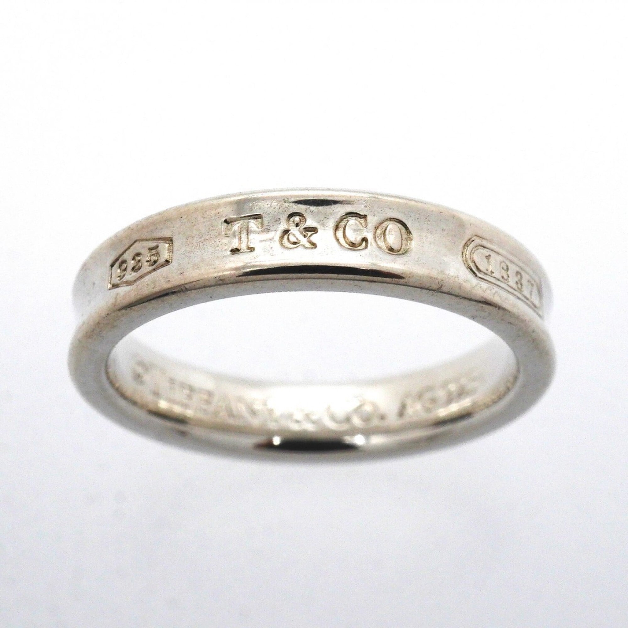 Tiffany Silver 925 Band Ring (Pre-Owned)