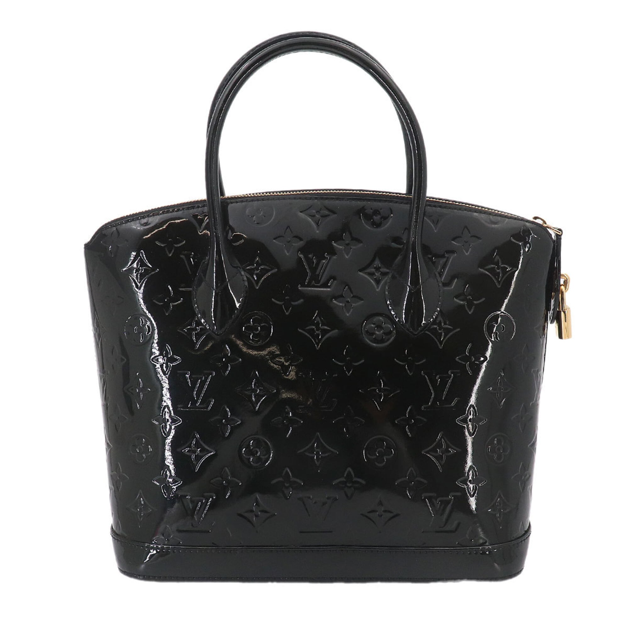 Louis Vuitton Noir Monogram Vernis Handbag (Pre-Owned)