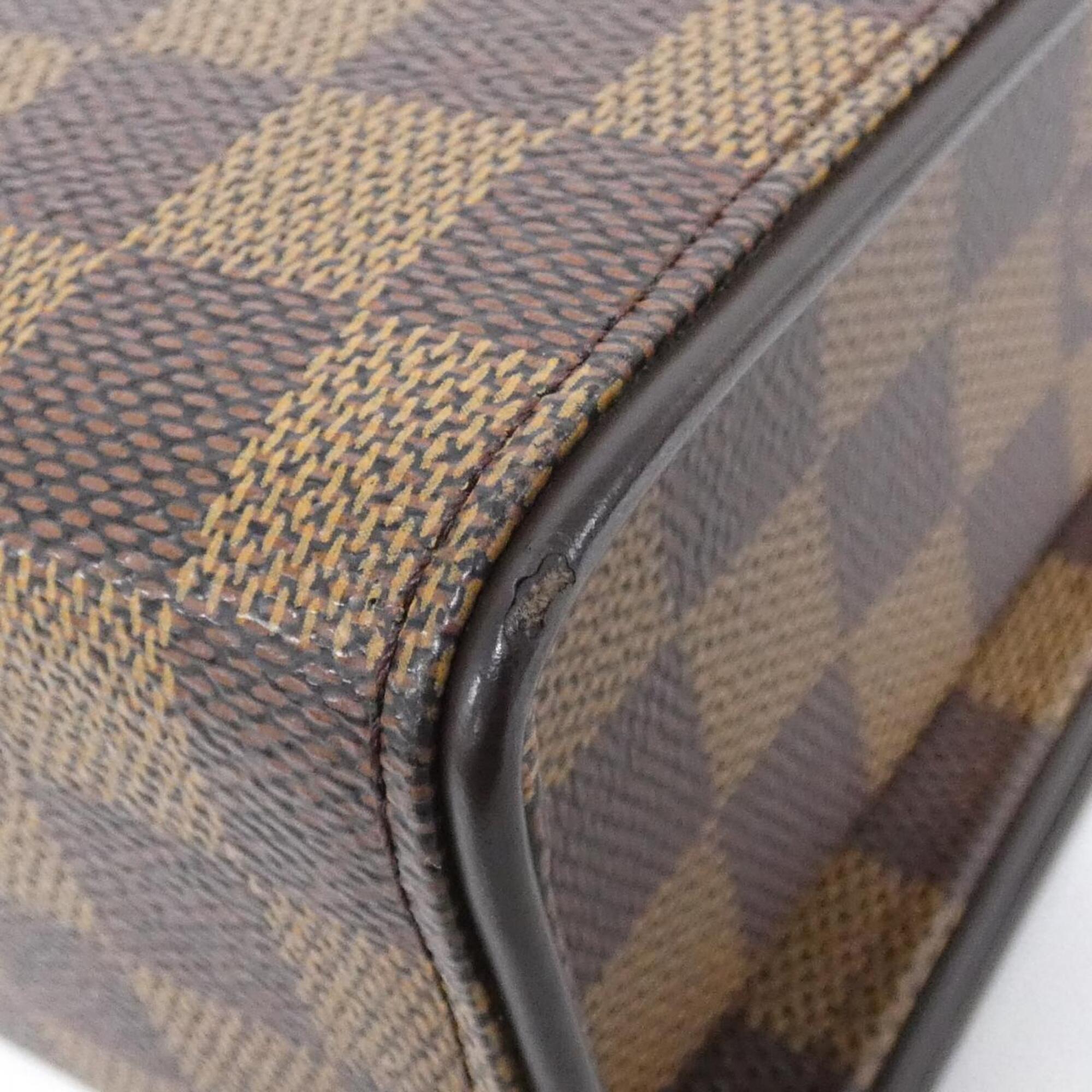 Louis Vuitton Brown Coated Canvas Shoulder Bag (Pre-Owned)