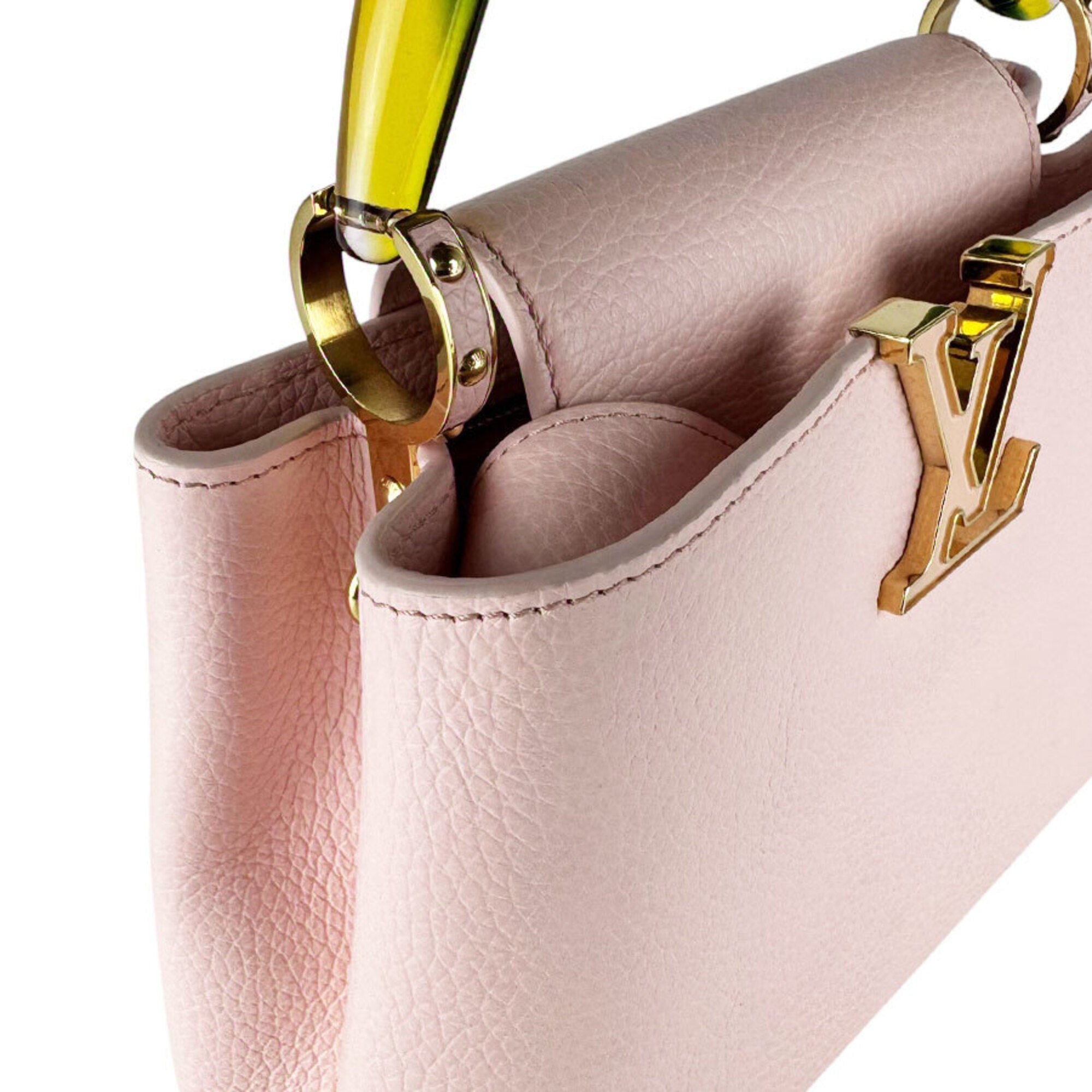 Louis Vuitton Light Pink Leather Handbag Shoulder Bag (Pre-Owned)