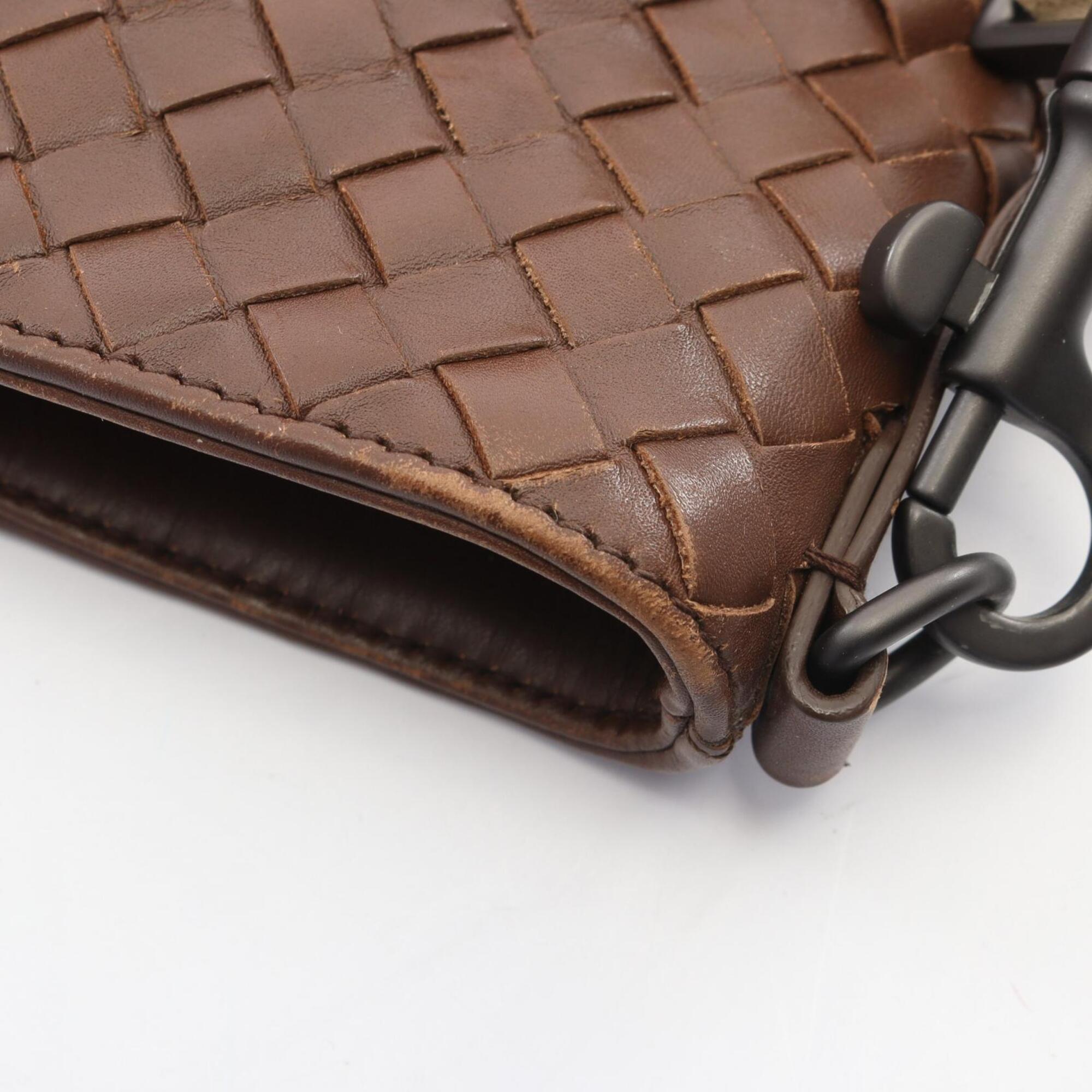 Bottega Veneta Brown Intrecciato Handbag Shoulder Bag (Pre-Owned)