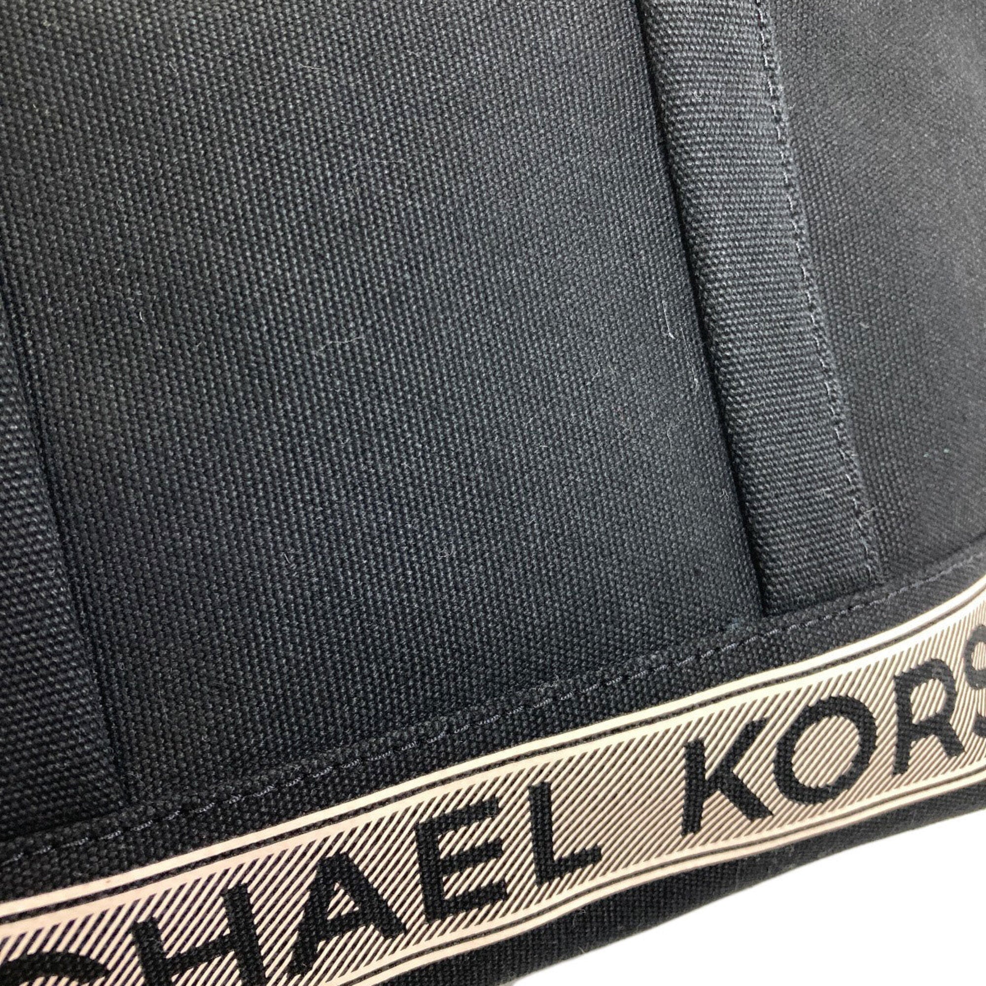Michael Kors Black Canvas Handbag (Pre-Owned)