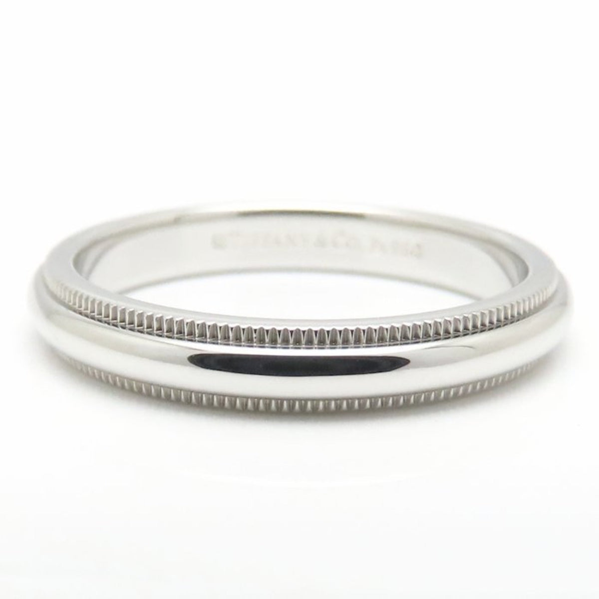 Tiffany Platinum Platinum 950 Band Ring (Pre-Owned)