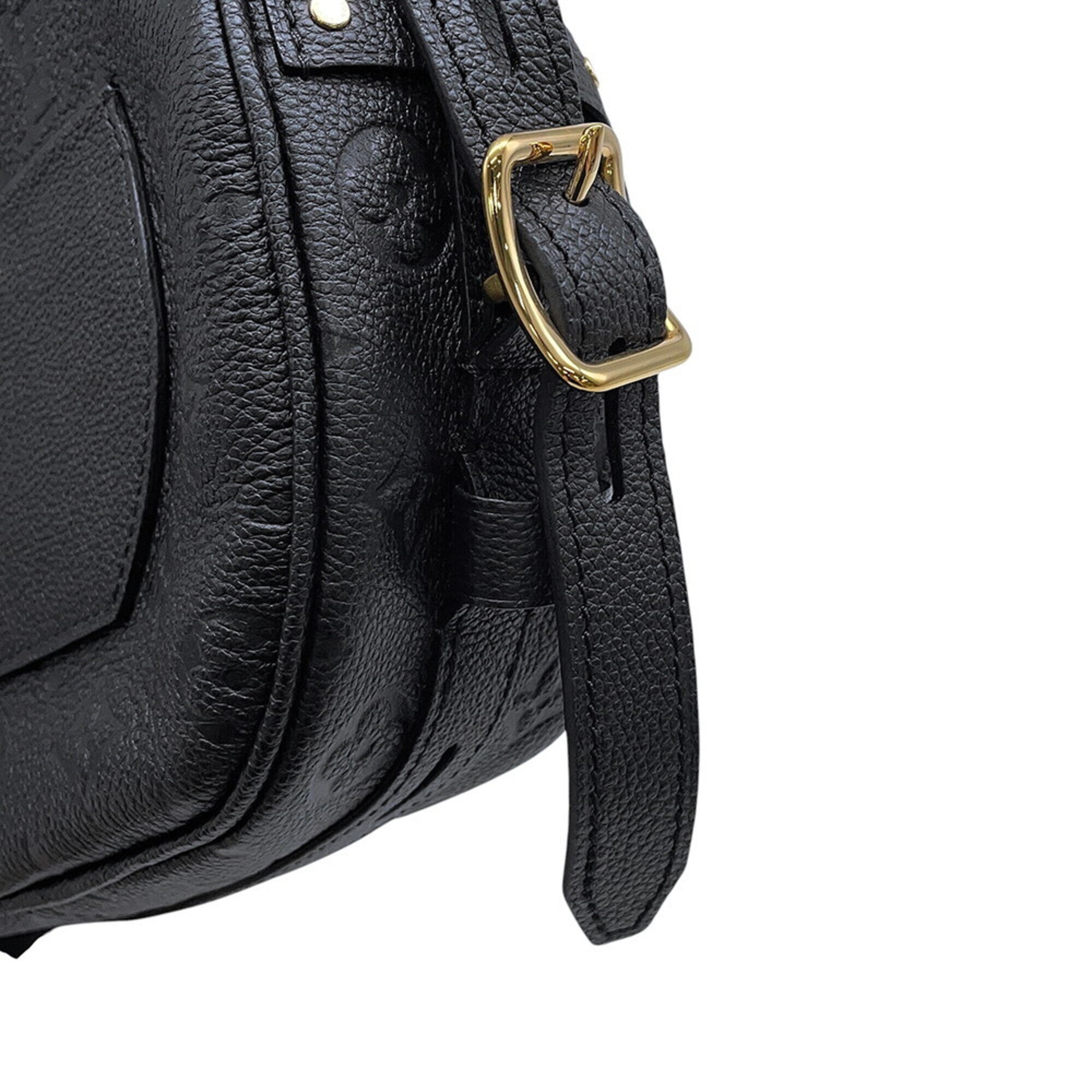 Louis Vuitton Monogram Empreinte Black Noir Monogram Empreinte Shoulder Bag (Pre-Owned)