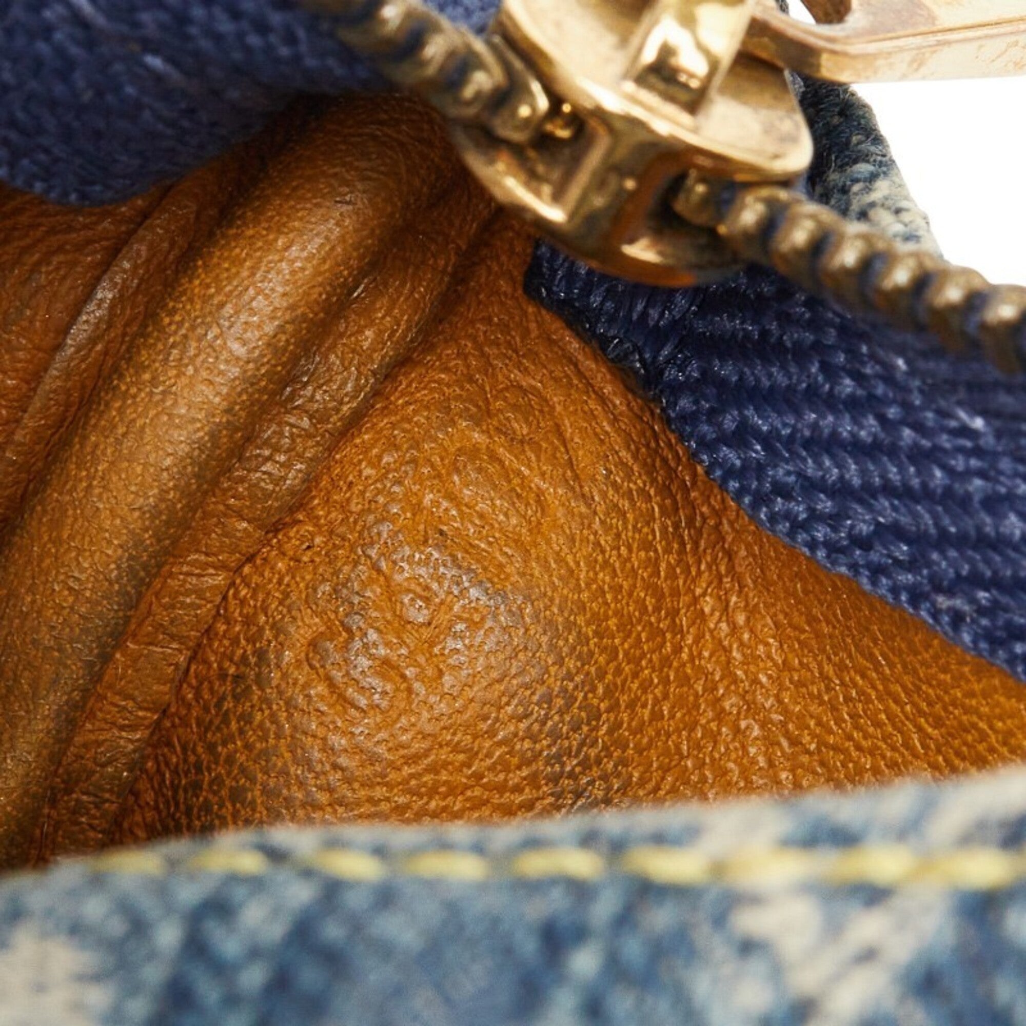 Louis Vuitton Blue Monogram Denim Pochette (Pre-Owned)