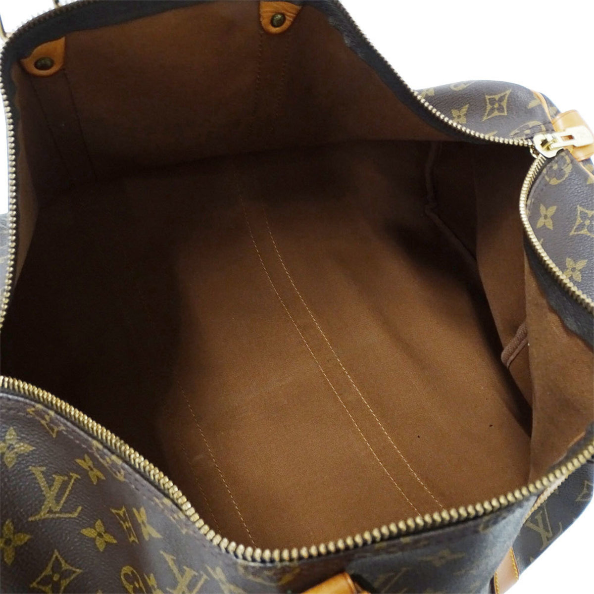 Louis Vuitton Brown Monogram Canvas Boston Bag (Pre-Owned)