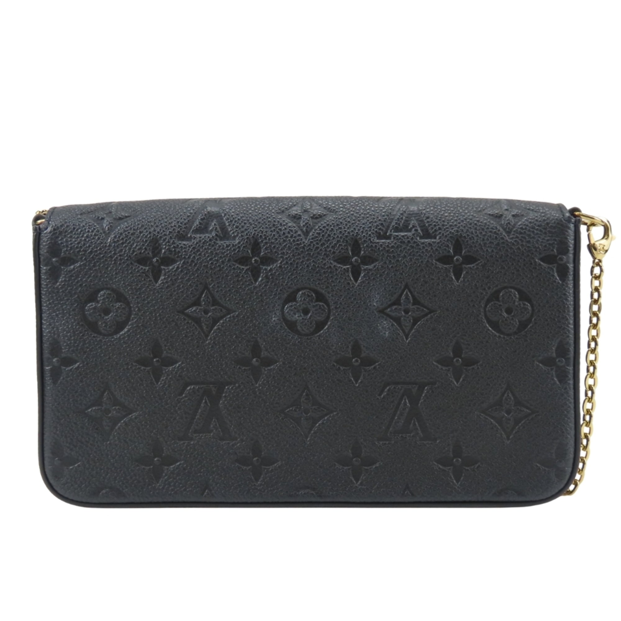 Louis Vuitton Noir Monogram Empreinte Pouch Shoulder Bag (Pre-Owned)
