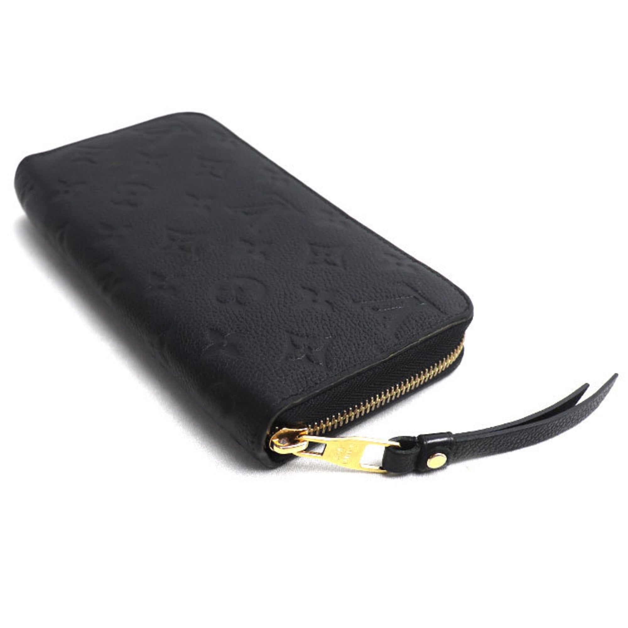 Louis Vuitton Black Monogram Empreinte Long Wallet (Bi-Fold) (Pre-Owned)
