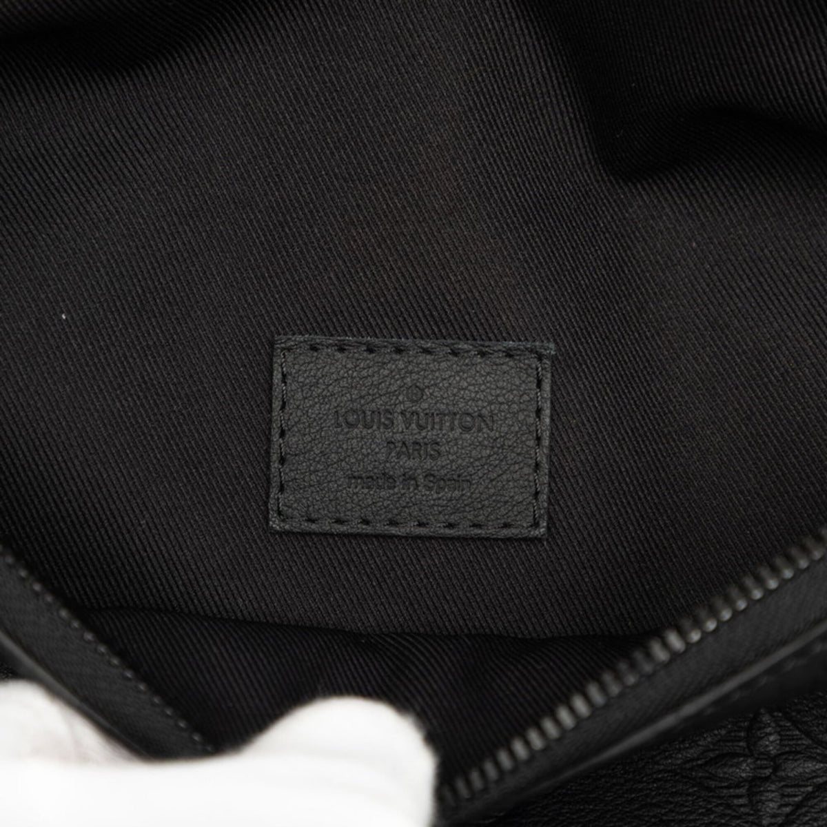 Louis Vuitton Black Monogram Noir Leather Sling Bag (Pre-Owned)