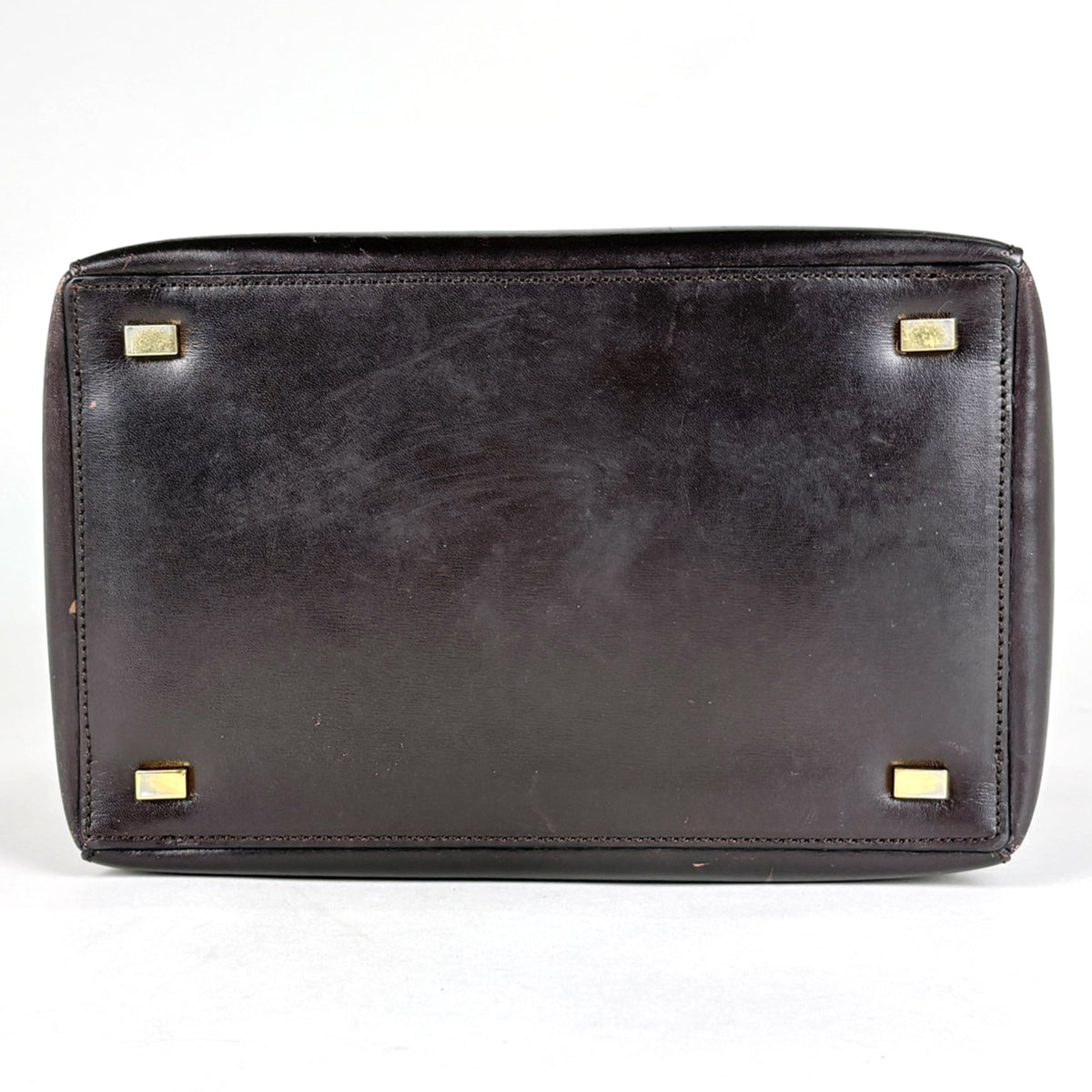 Celine Brown Leather Handbag Pouch (Pre-Owned)