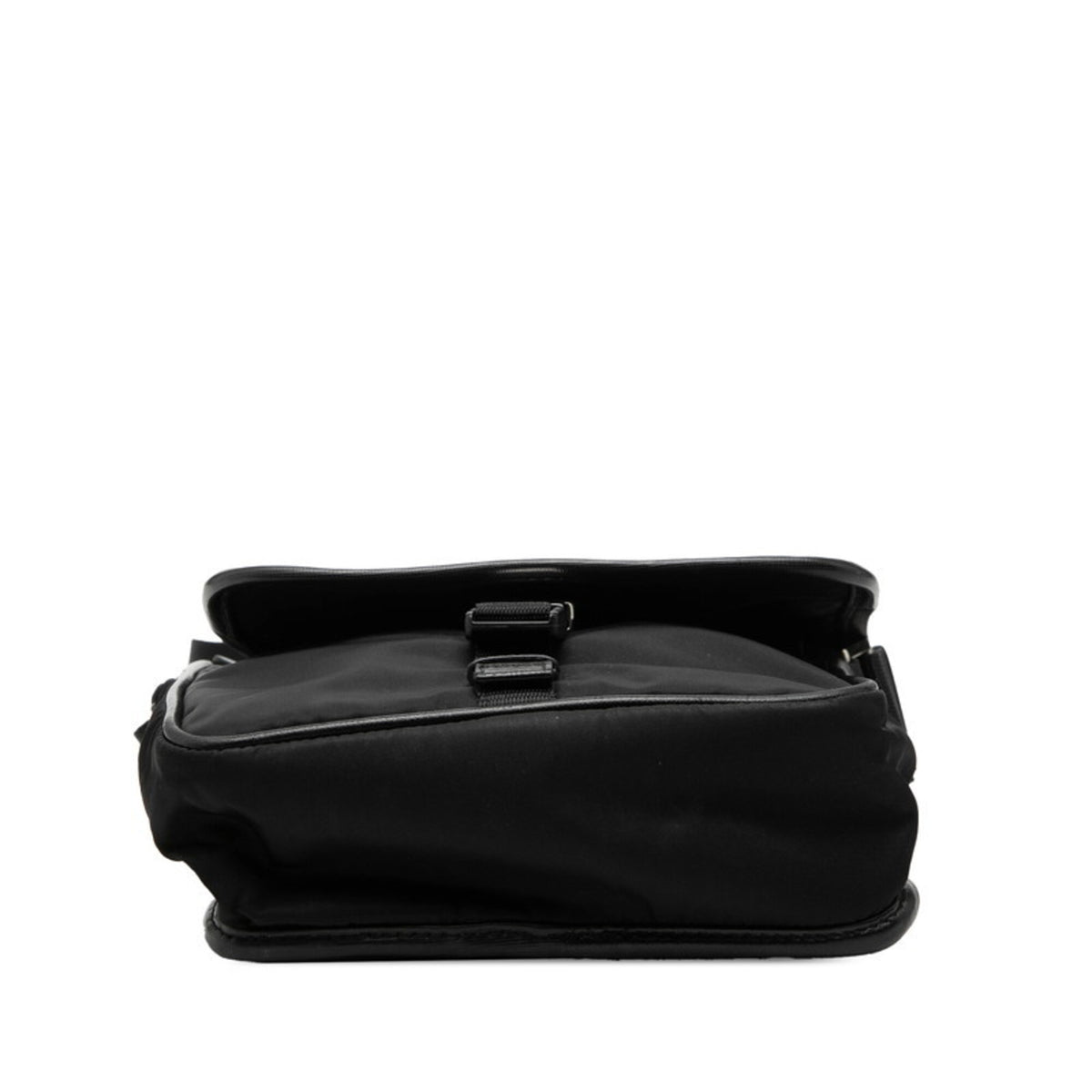 Prada Black Nylon Leather Shoulder Bag (Pre-Owned)