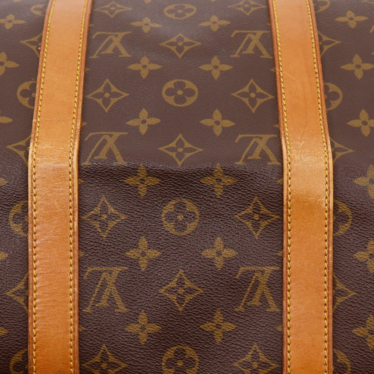 Louis Vuitton Brown Monogram Canvas Boston Bag (Pre-Owned)